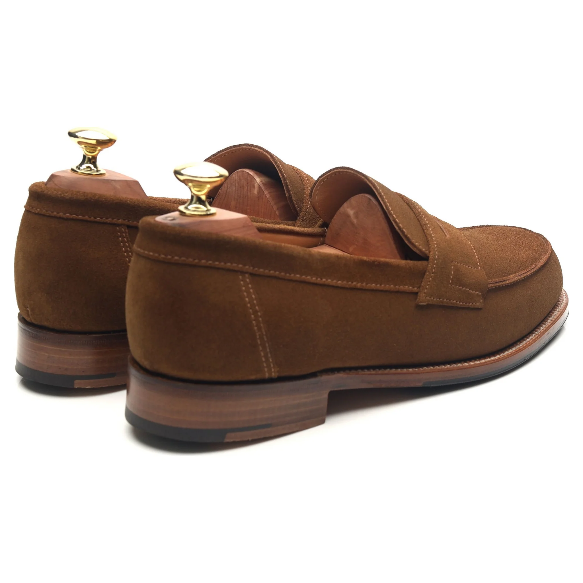 'Epsom' Snuff Brown Suede Loafers UK 7 E - Image 5