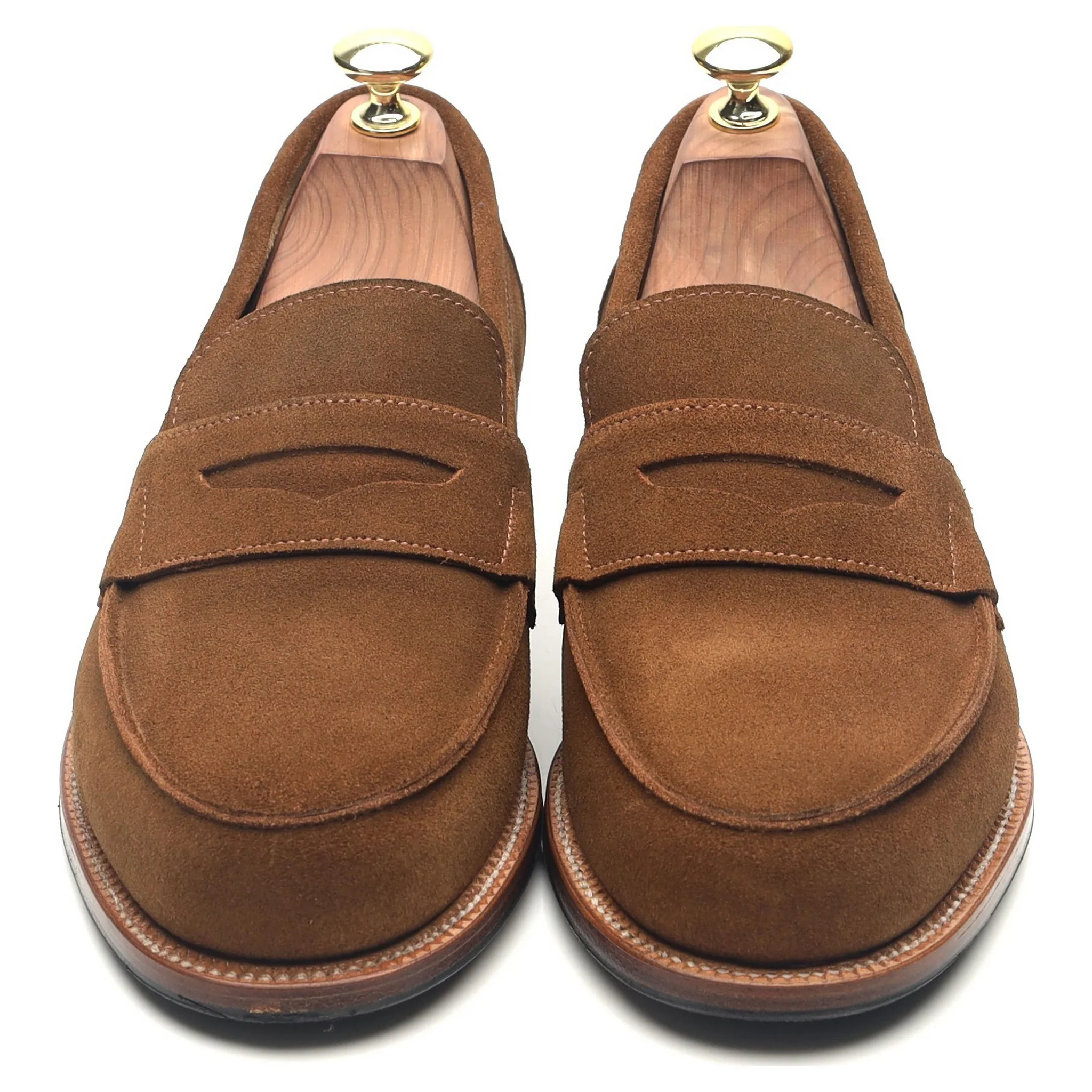 'Epsom' Snuff Brown Suede Loafers UK 7 E - Image 9