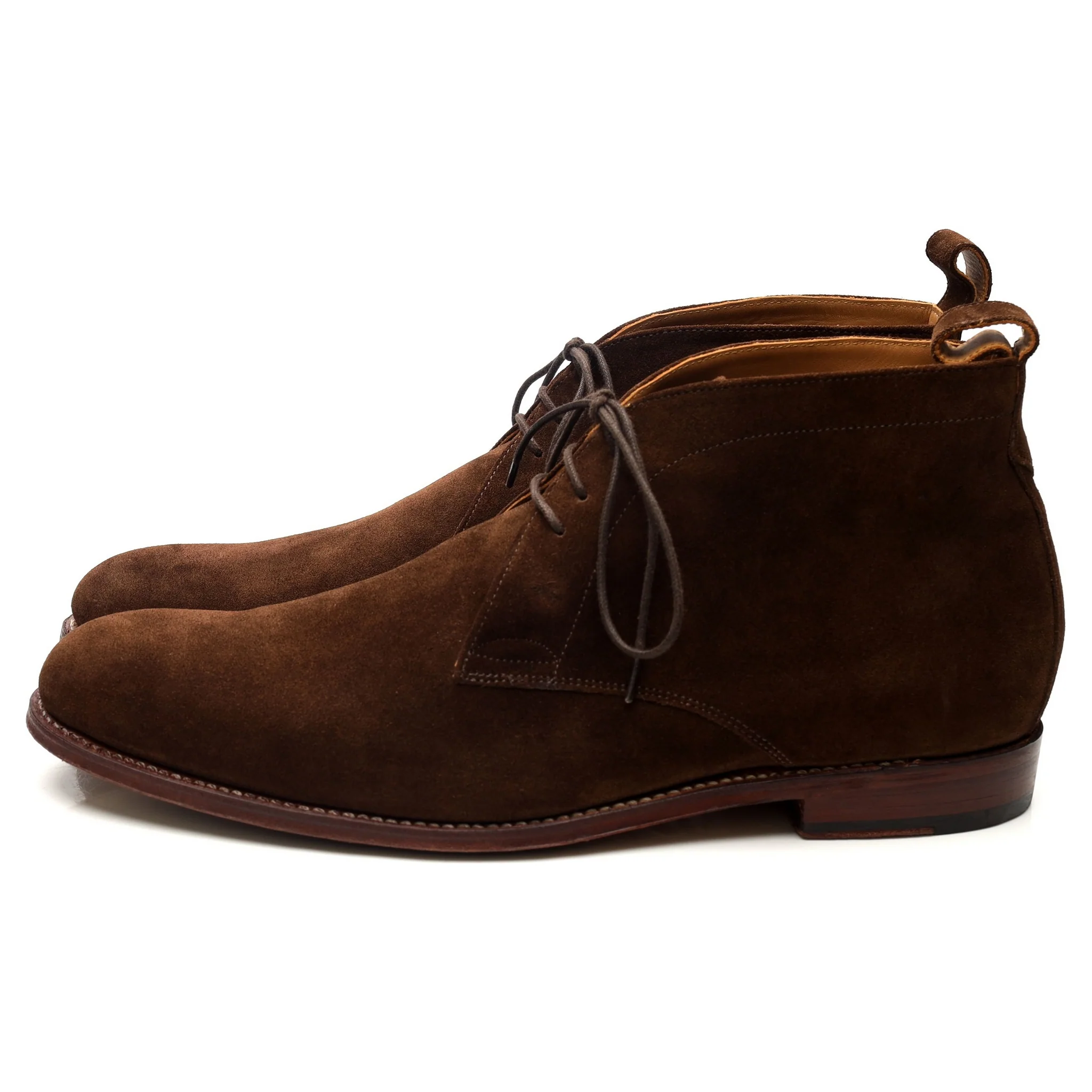 'Marcus' Dark Brown Suede Chukka Boots UK 10.5 F - Image 2
