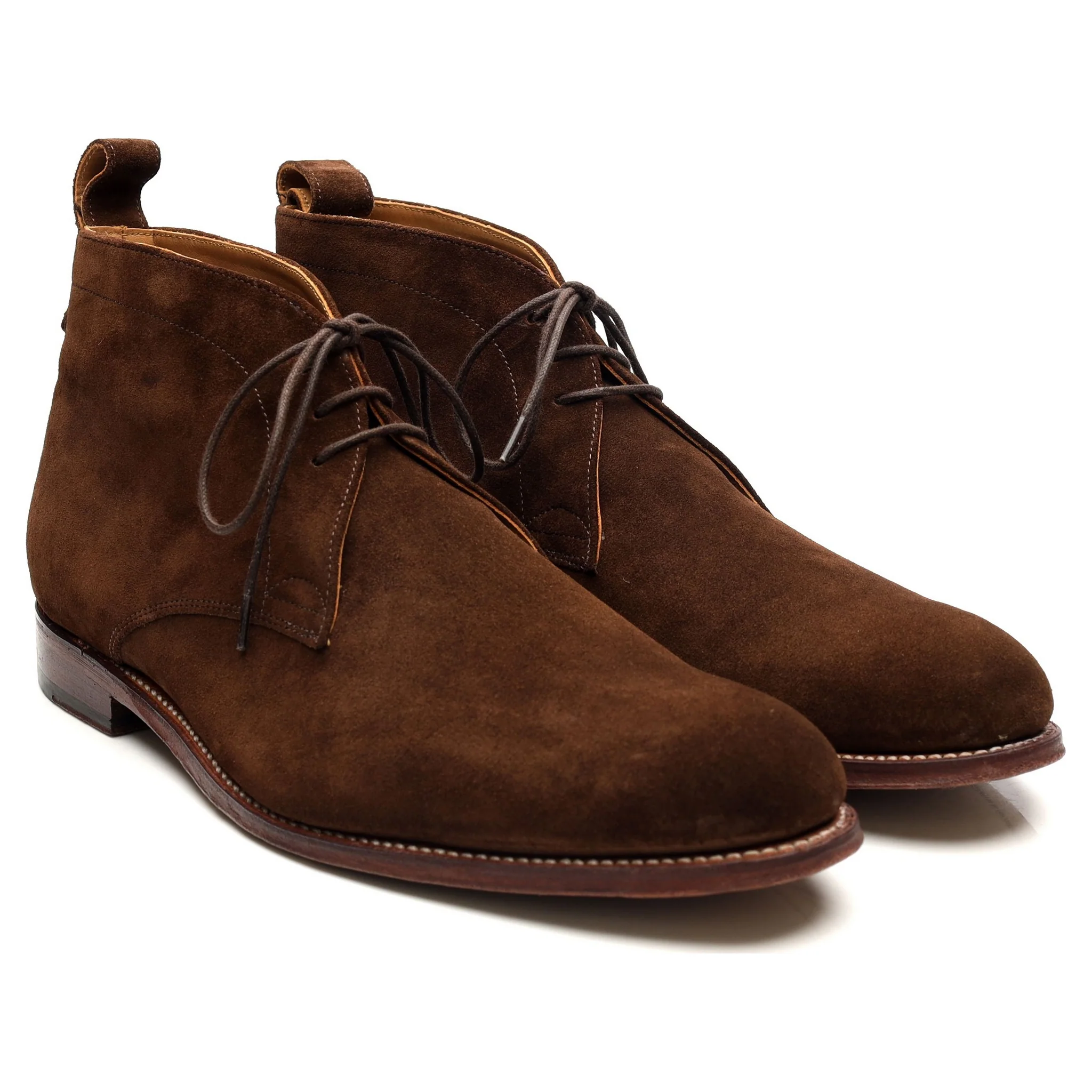 'Marcus' Dark Brown Suede Chukka Boots UK 10.5 F - Image 7