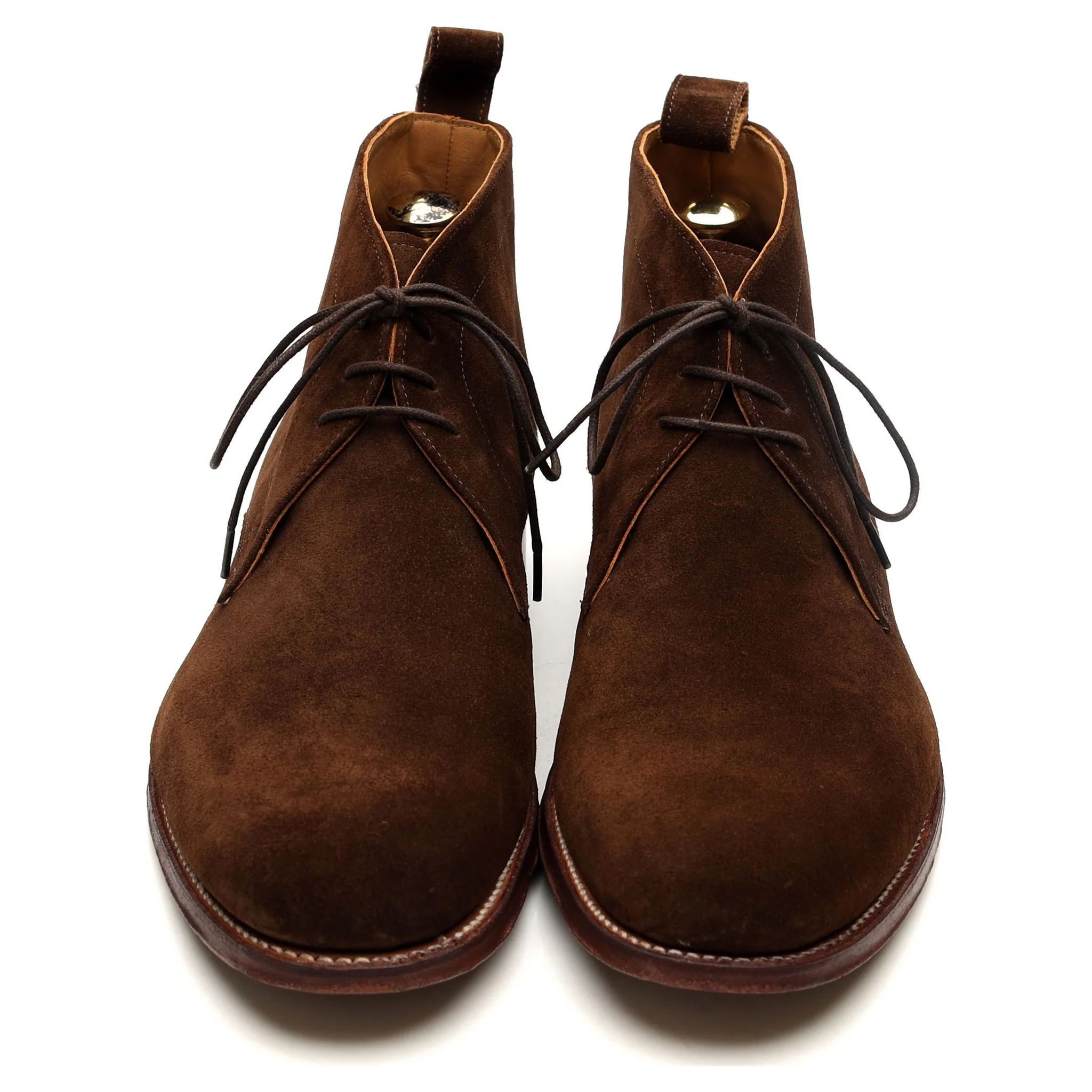 'Marcus' Dark Brown Suede Chukka Boots UK 10.5 F - Image 9