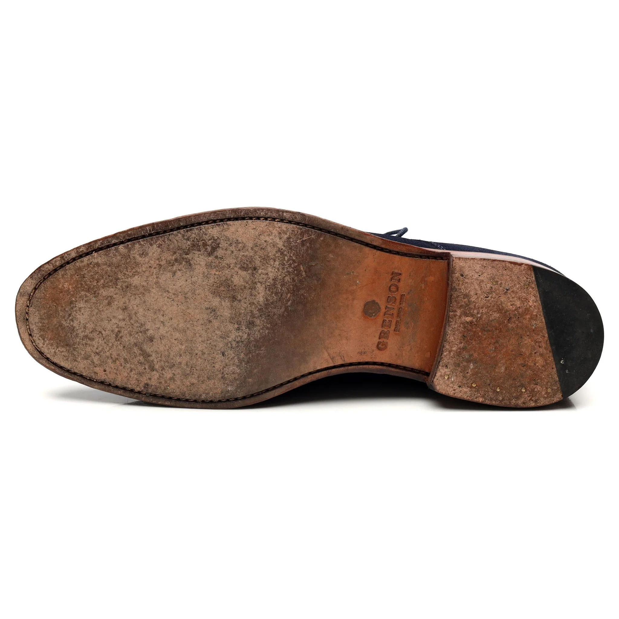 'Marcus' Navy Blue Suede Chukka Boots UK 10 F - Image 10