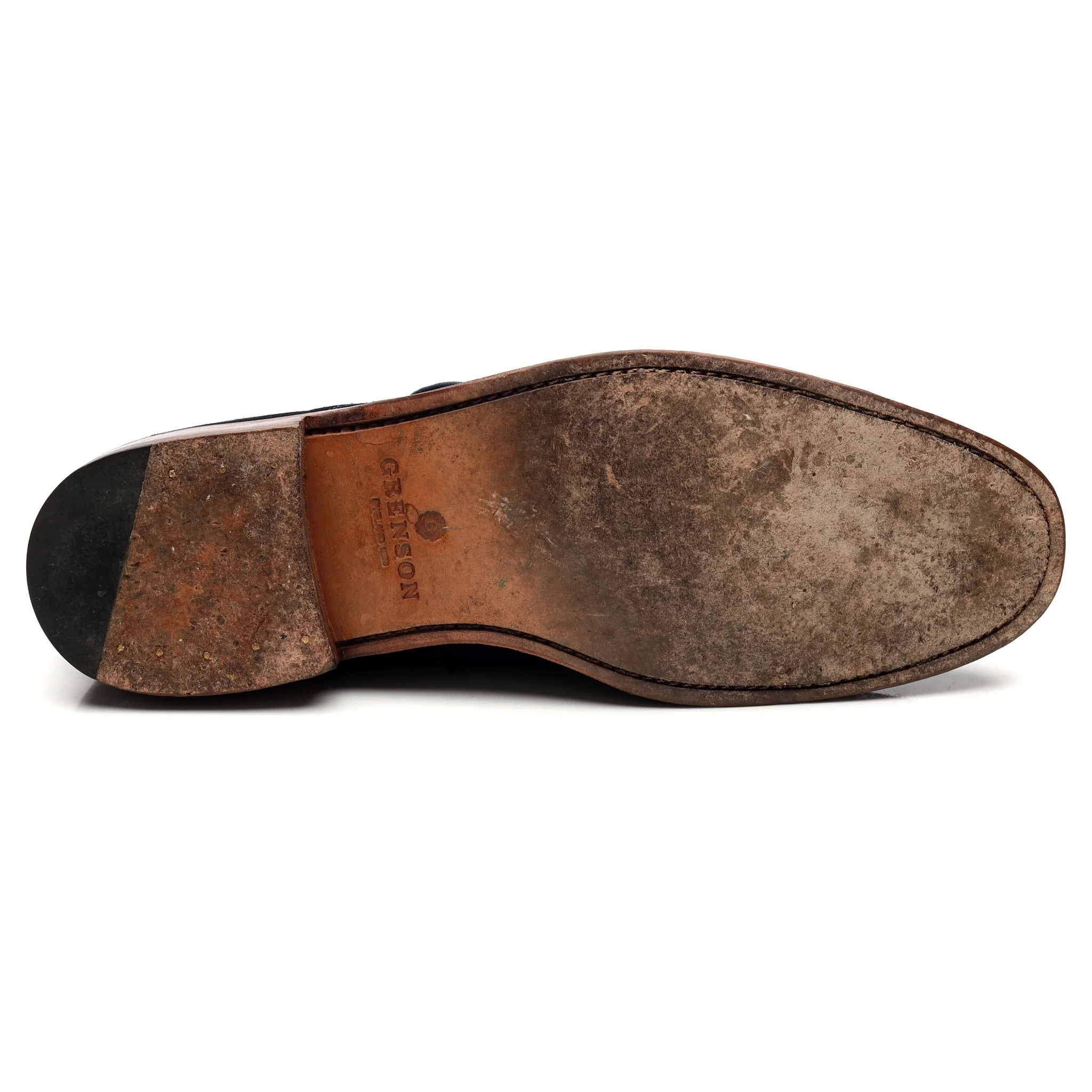 'Marcus' Navy Blue Suede Chukka Boots UK 10 F - Image 11
