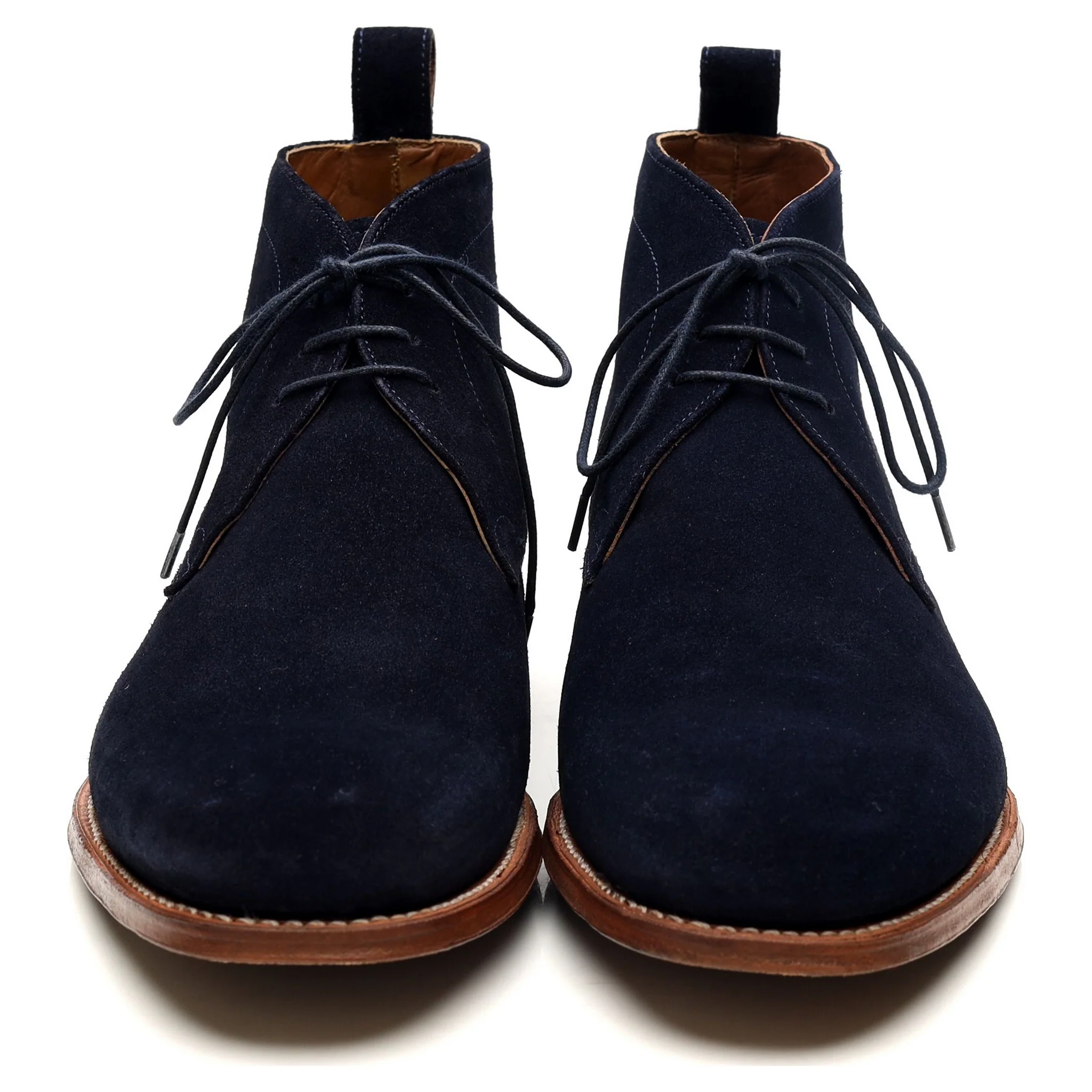 'Marcus' Navy Blue Suede Chukka Boots UK 10 F - Image 8