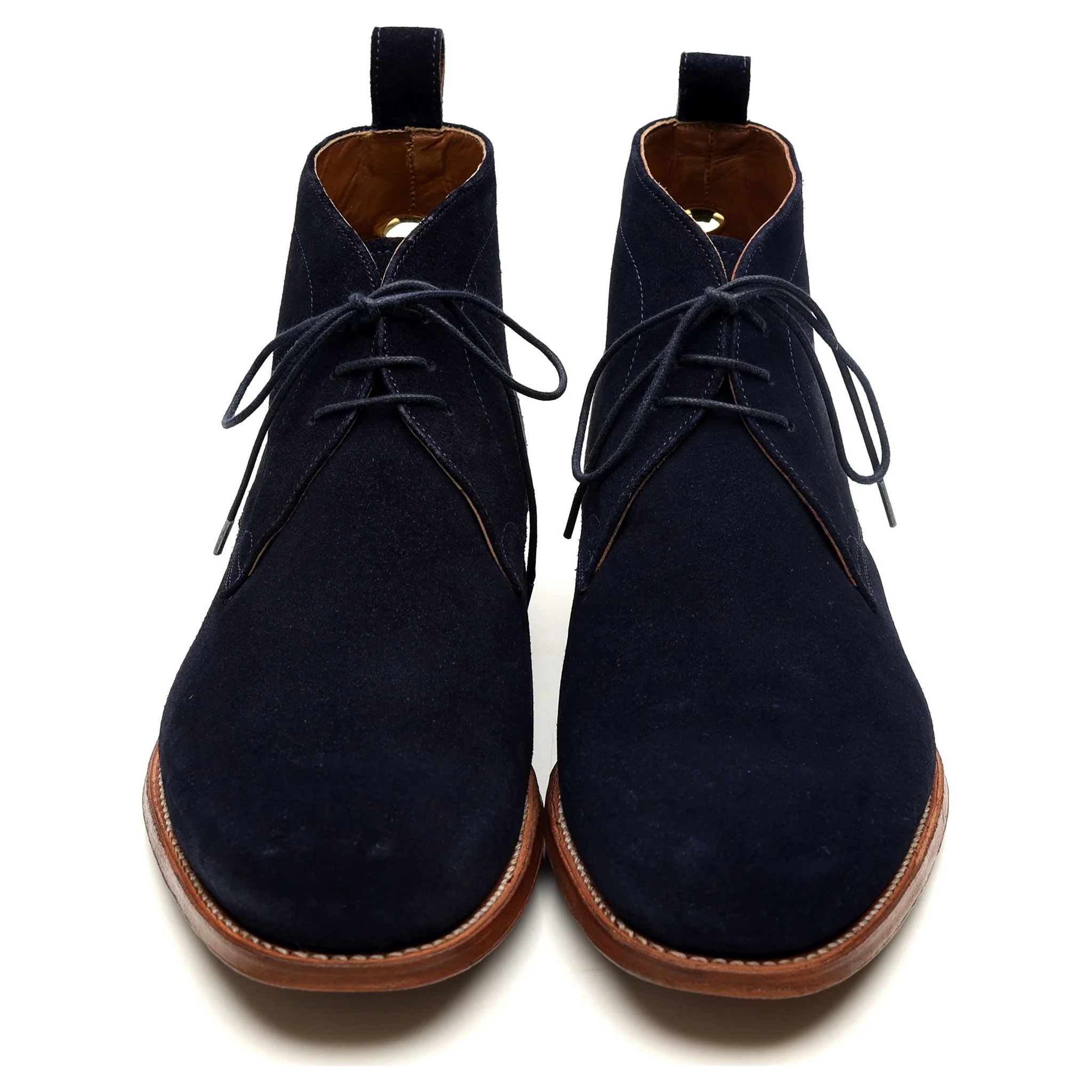 'Marcus' Navy Blue Suede Chukka Boots UK 10 F - Image 9