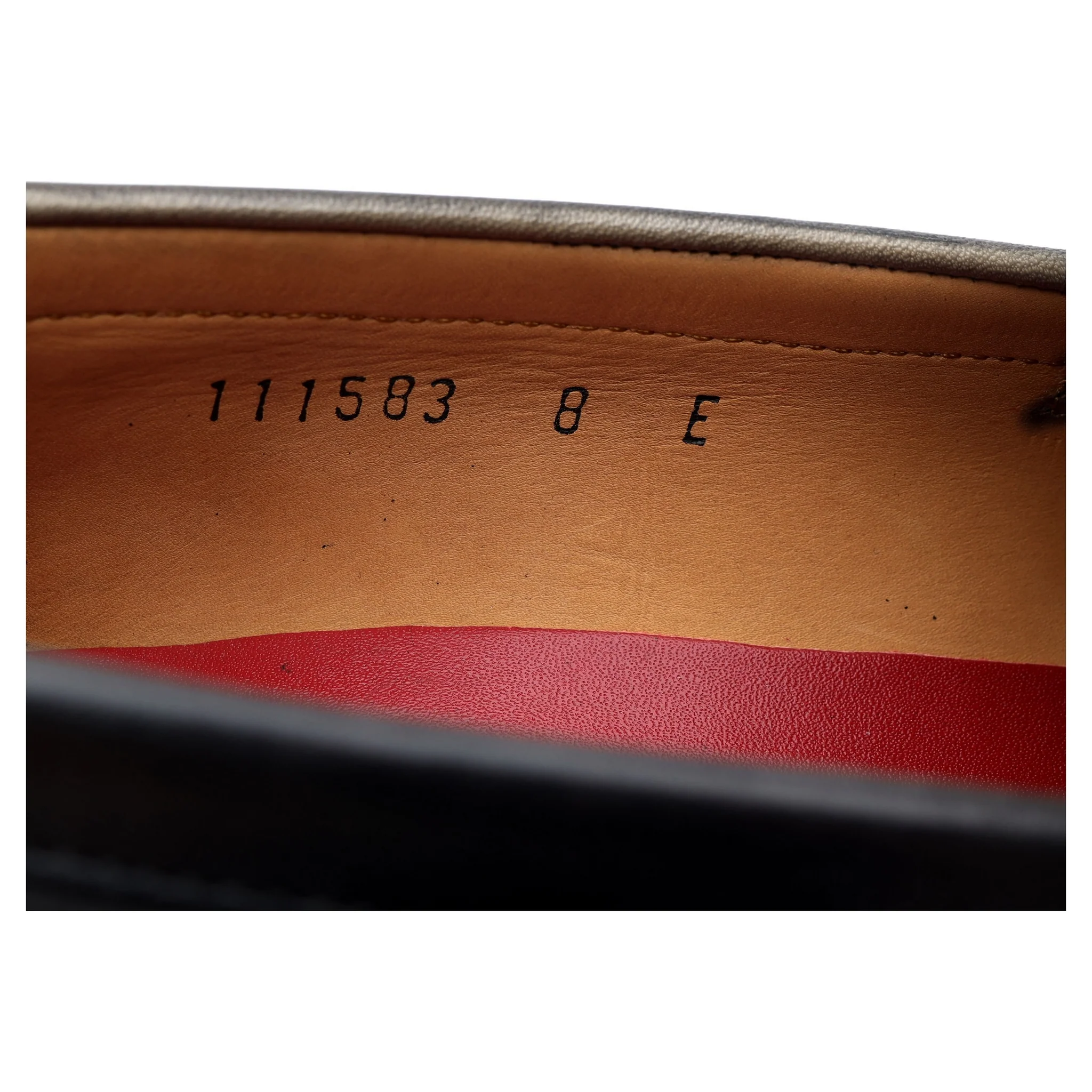 'Maxwell' Dark Grey Leather Loafers UK 8 E - Image 14
