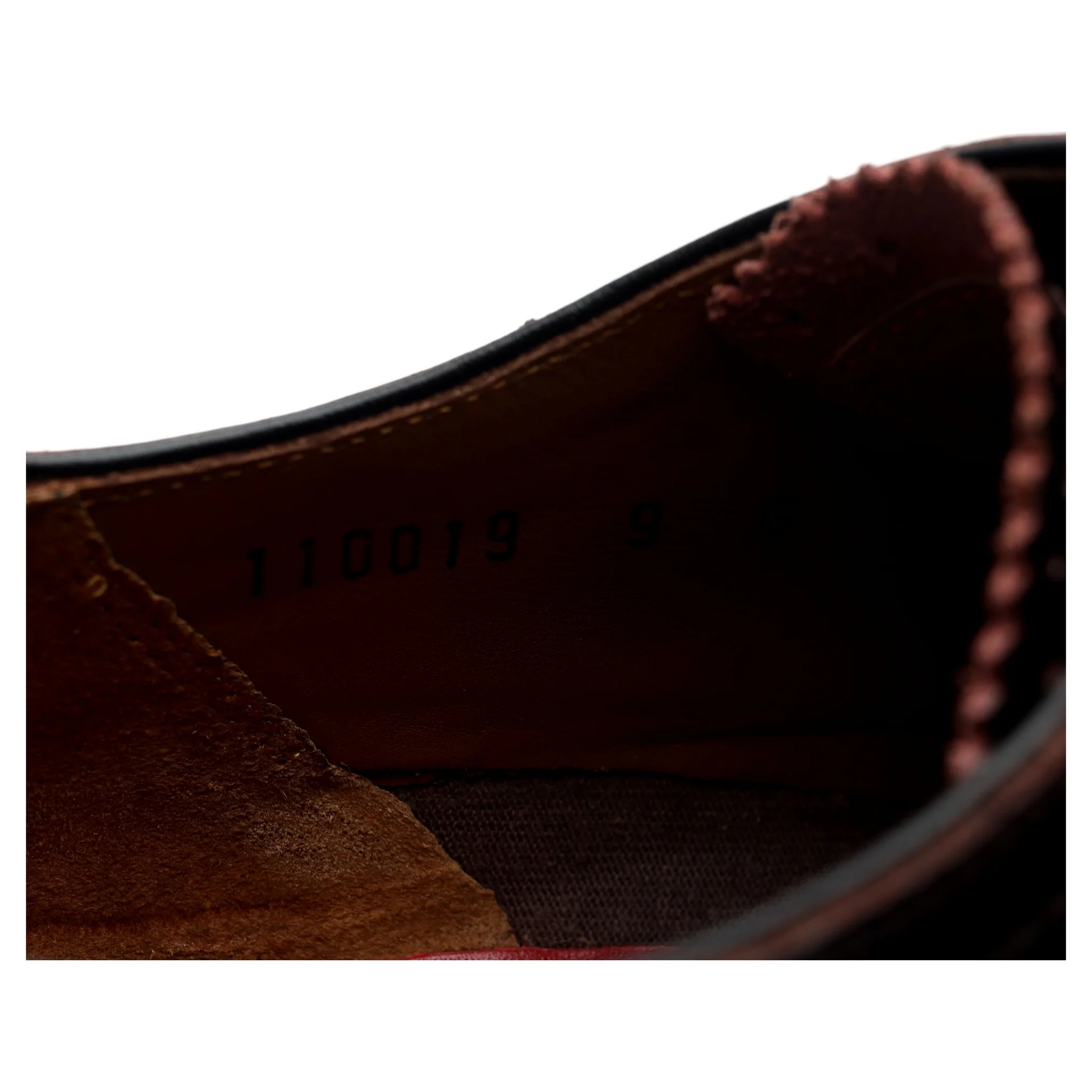 'Sid' Burgundy Leather Derby Brogues UK 9 G - Image 12