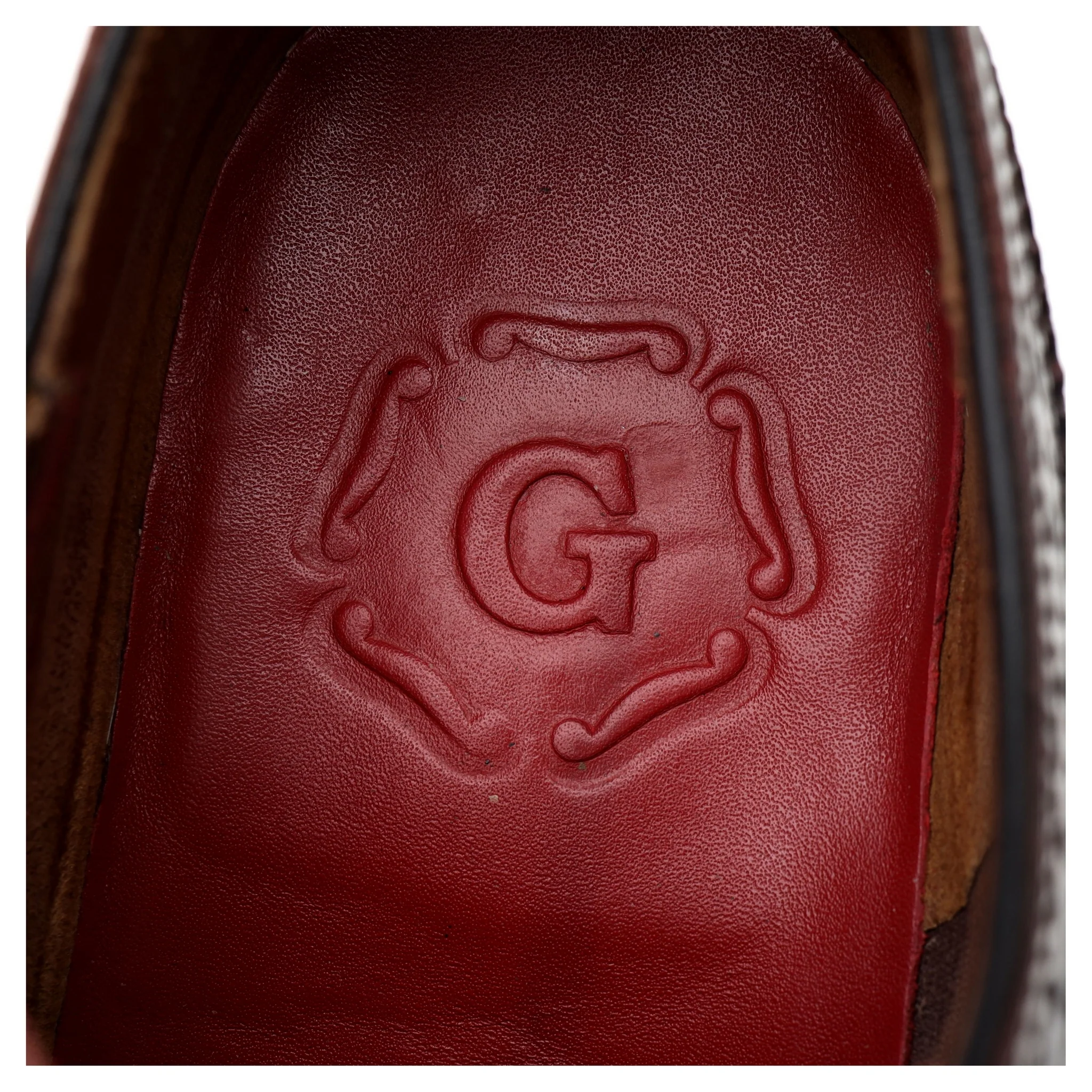 'Sid' Burgundy Leather Derby Brogues UK 9 G - Image 13