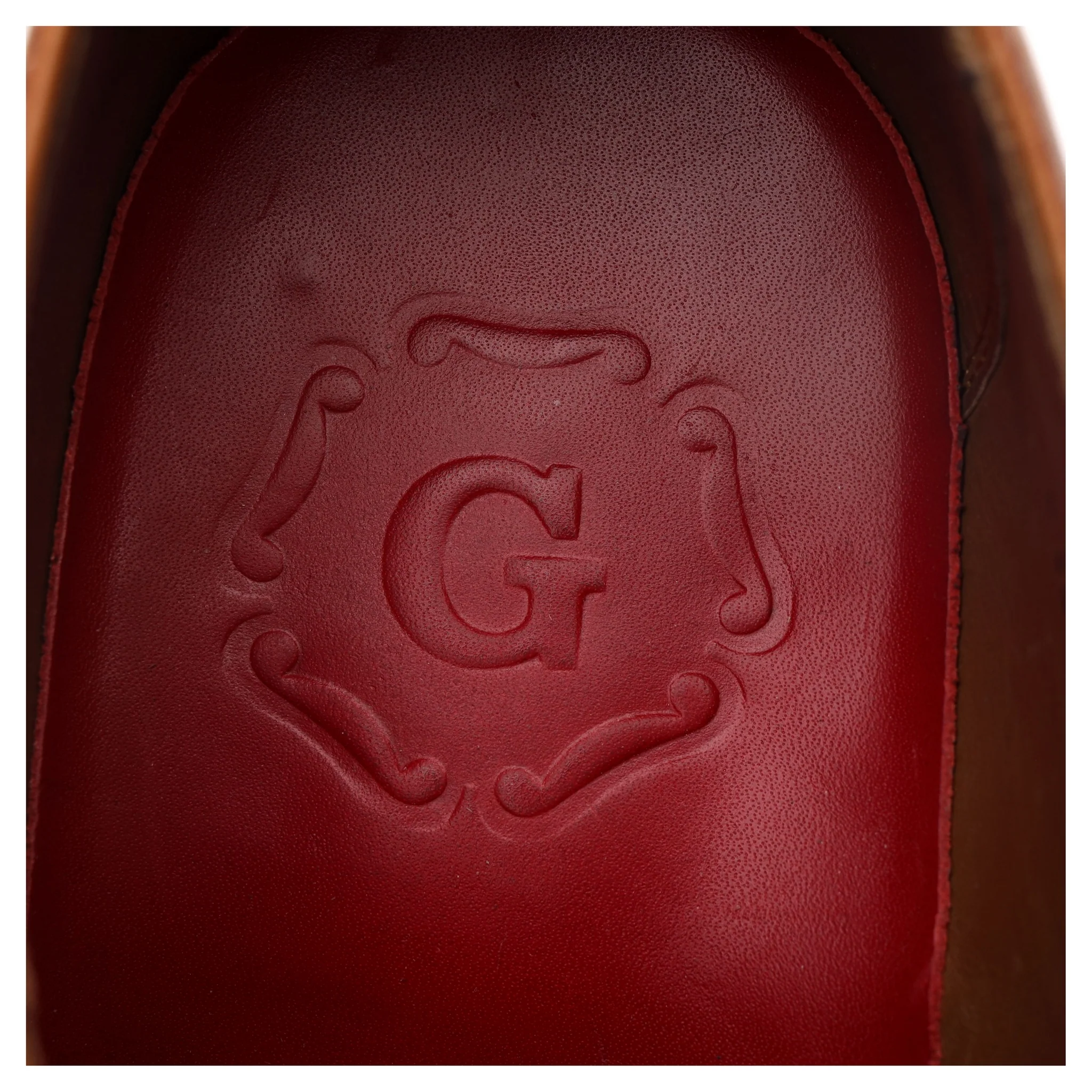 'Curt' Tan Brown Leather Derby UK 8 G - Image 12