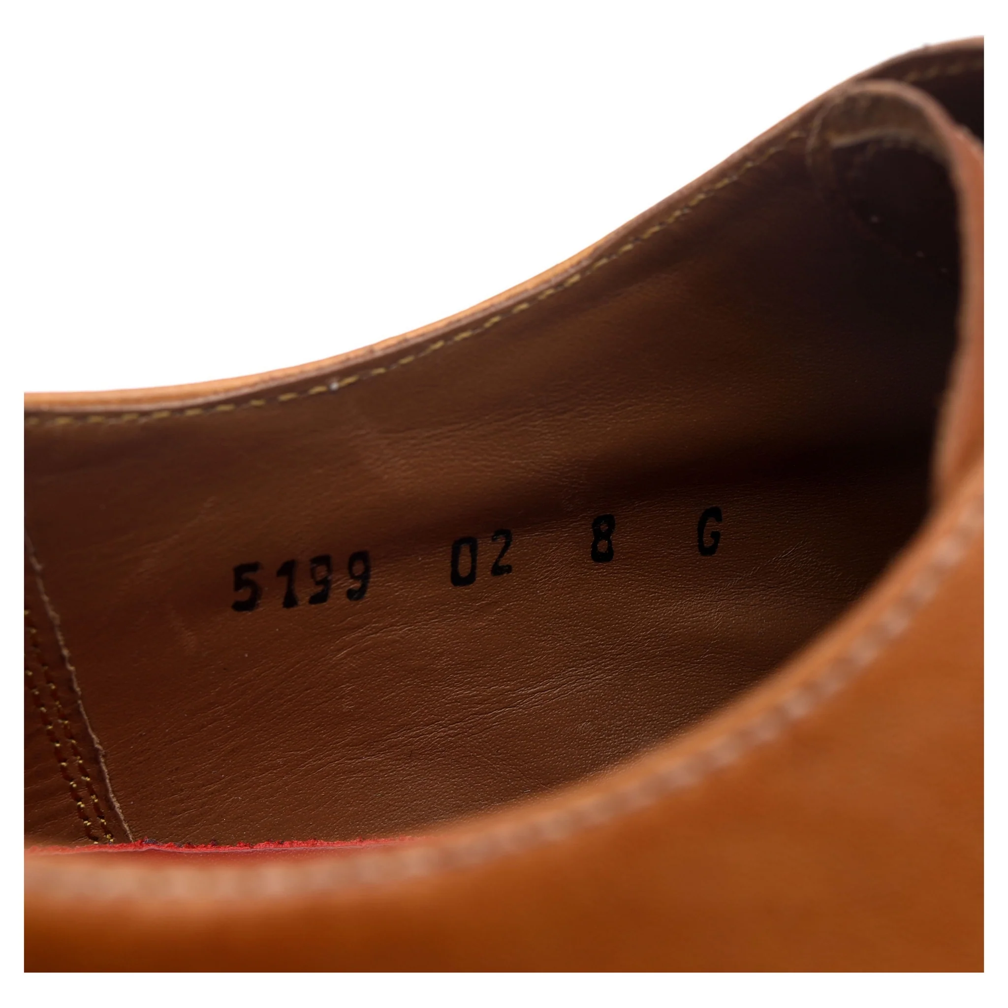 'Curt' Tan Brown Leather Derby UK 8 G - Image 13