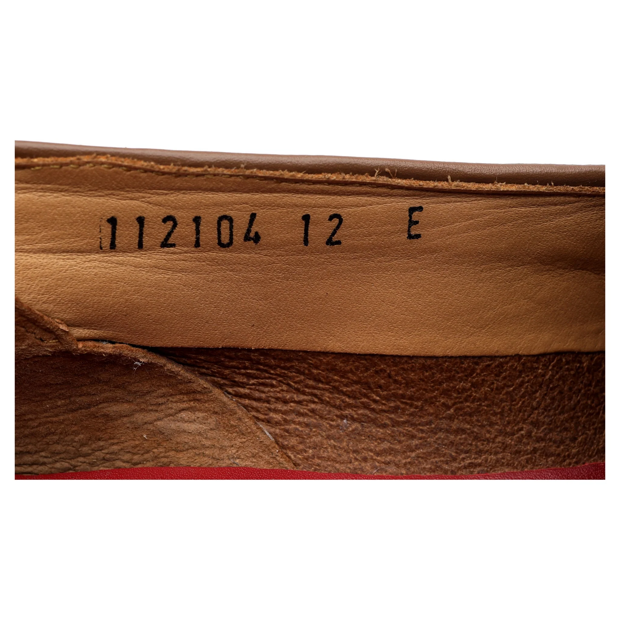 'Scottie' Sand Brown Suede Tassel Loafers UK 12 E - Image 13