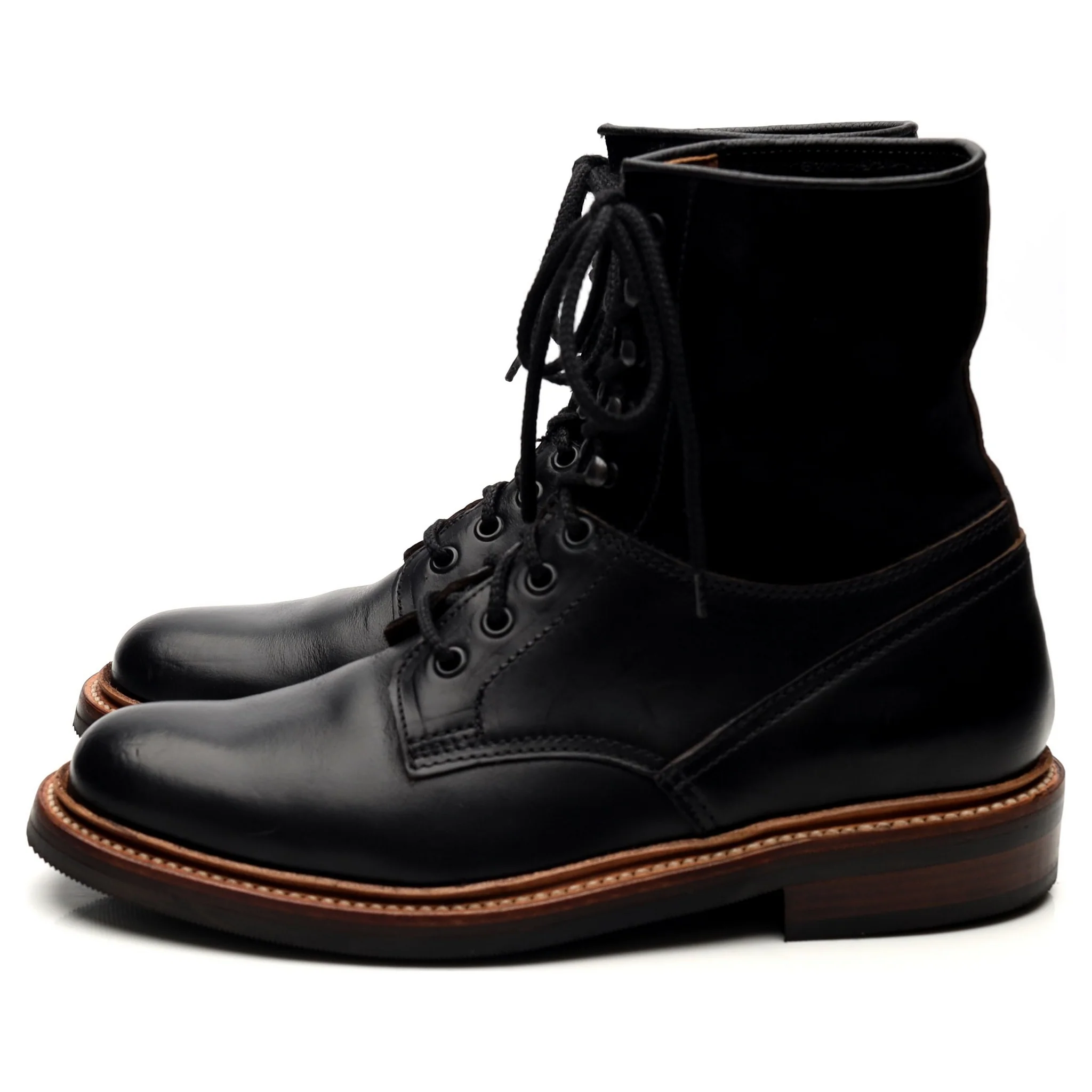 Women's 'Veronica' Black Leather Boots UK 5 D - Image 2