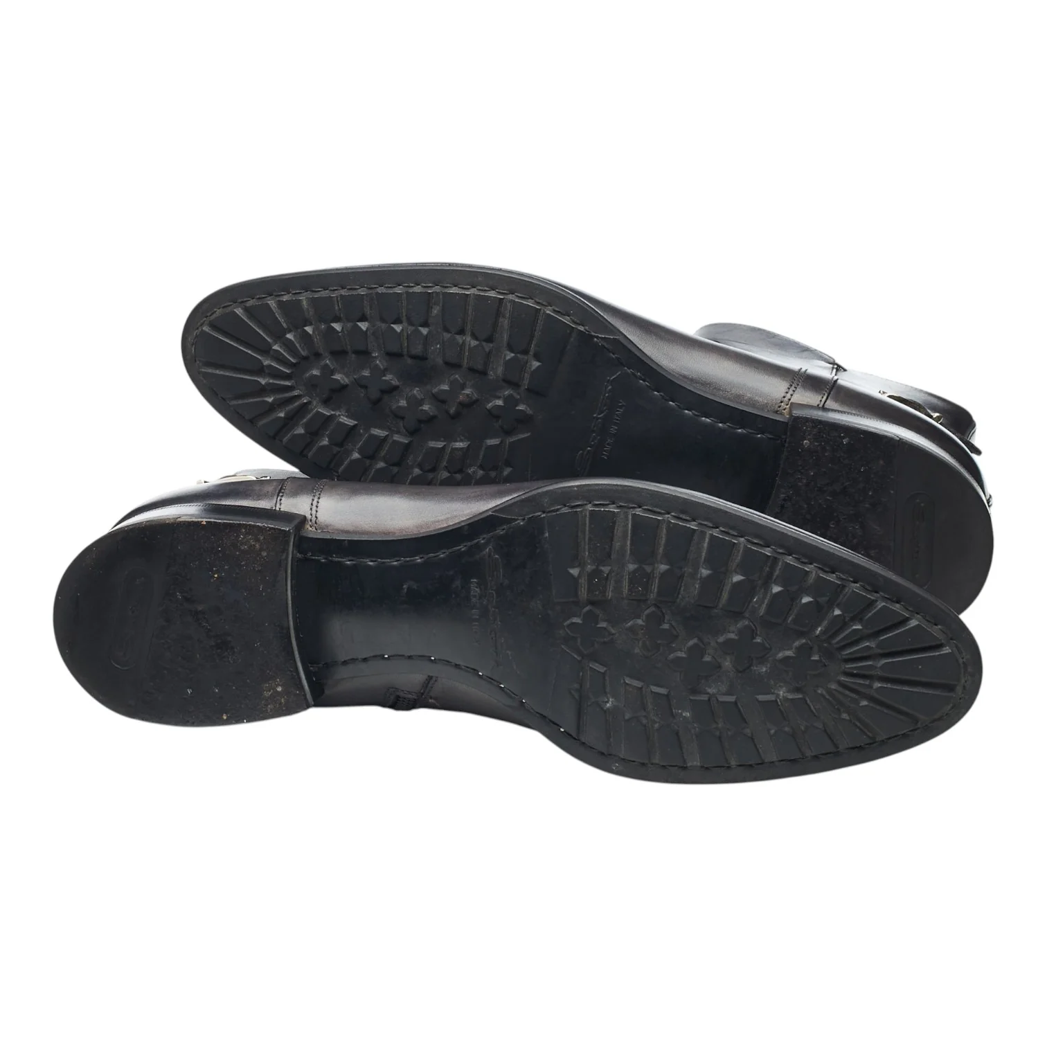 Dark Grey Leather Zip-up Jodhpur Boots UK 7 F - Image 5