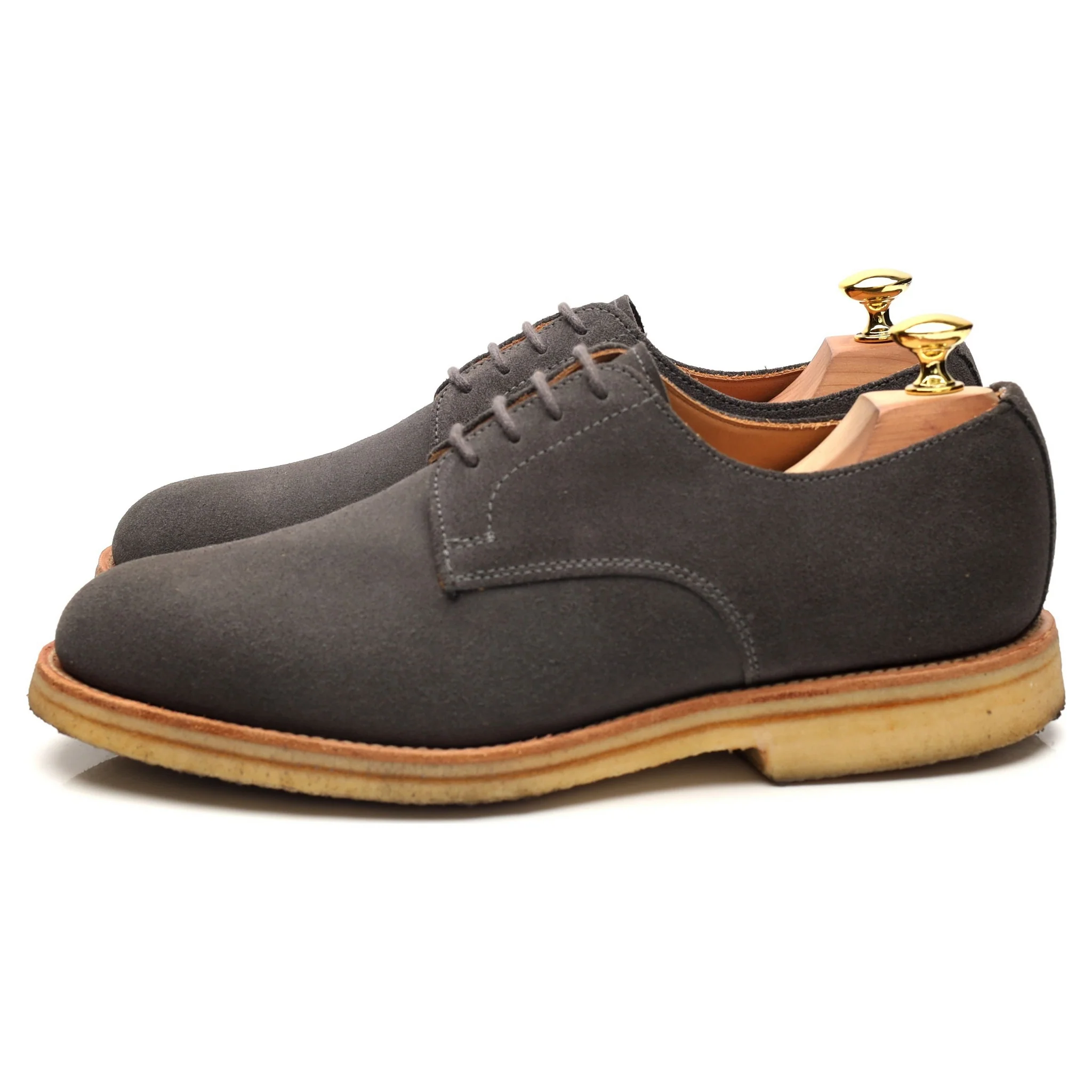 'Archie' Grey Suede Derby UK 7 F - Image 3