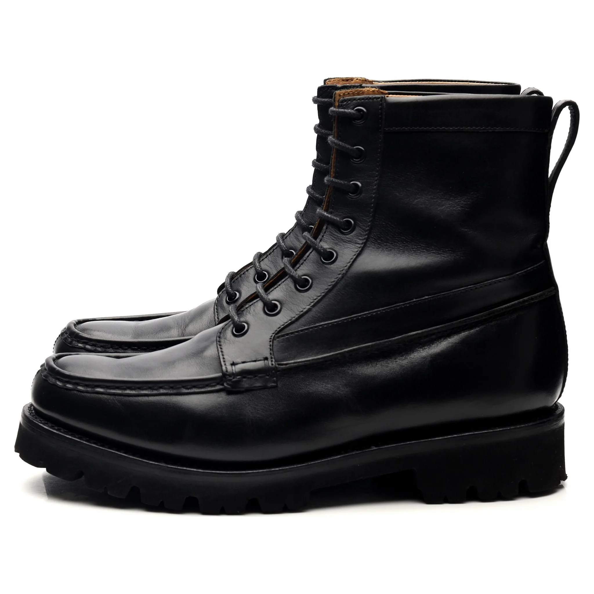 'Gulliver' Black Leather Boots UK 6.5 G - Image 2