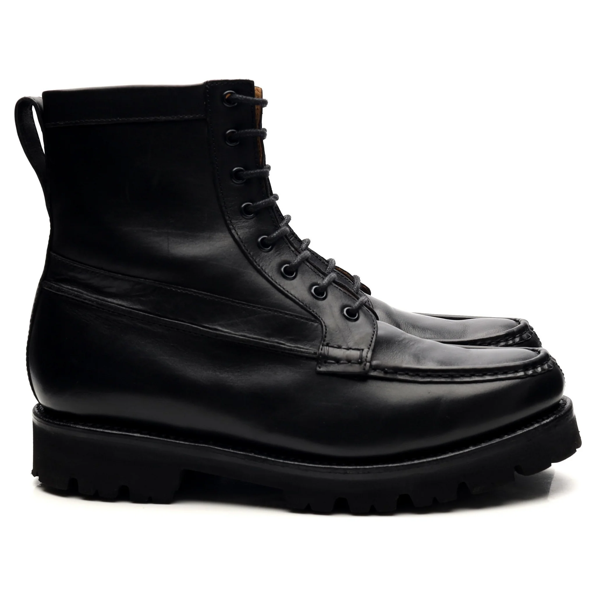 'Gulliver' Black Leather Boots UK 6.5 G - Image 6