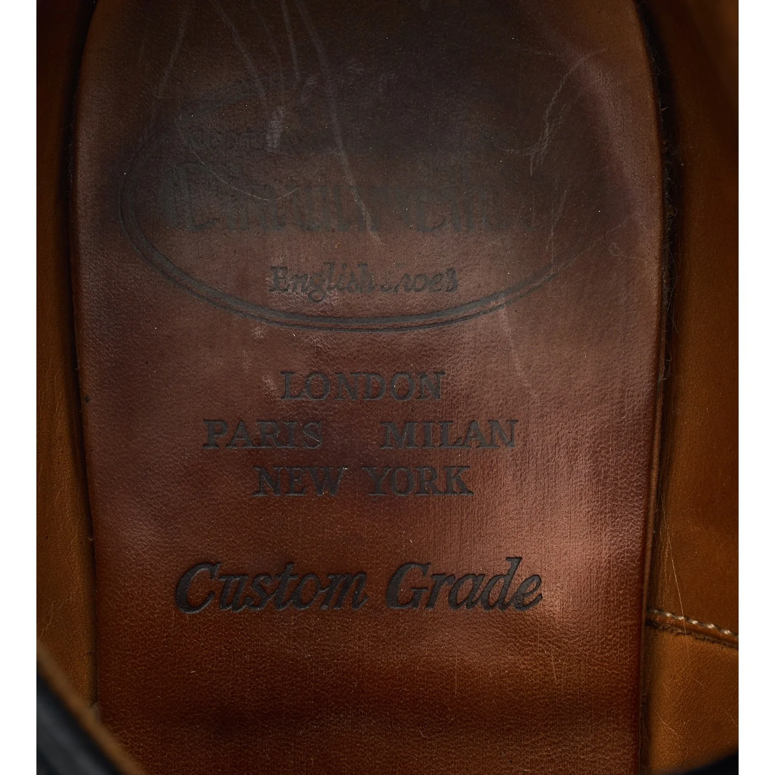 'Gunthorpe' Black Leather Oxford Brogues UK 7 G - Image 6