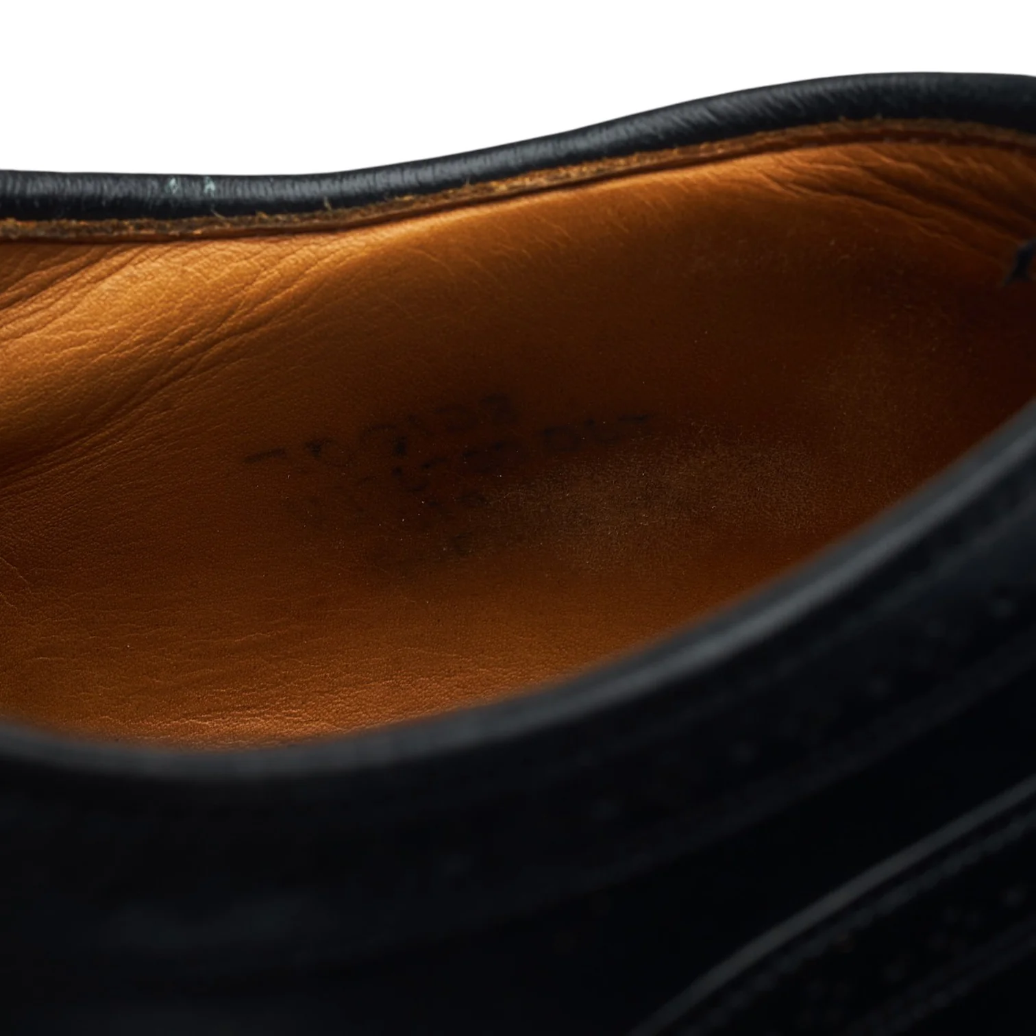 'Gunthorpe' Black Leather Oxford Brogues UK 7 G - Image 7