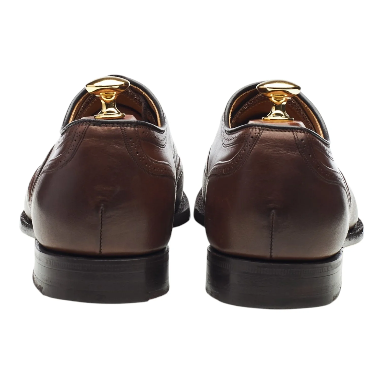 'Gunthorpe' Brown Leather Oxford Brogues UK 9 F - Image 4