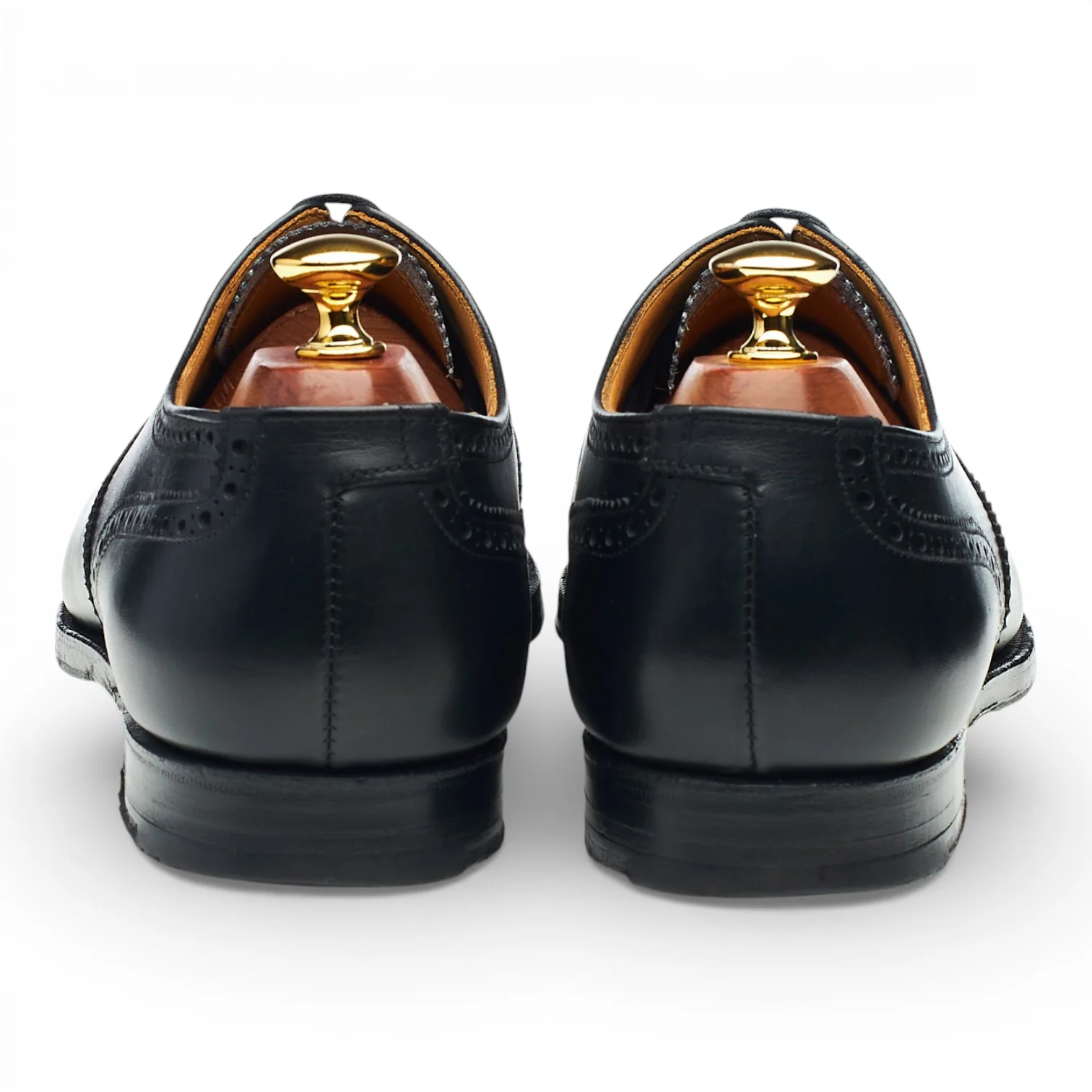 Hackett 'Highgate' Black Leather Oxford Brogues UK 9.5 E - Image 4