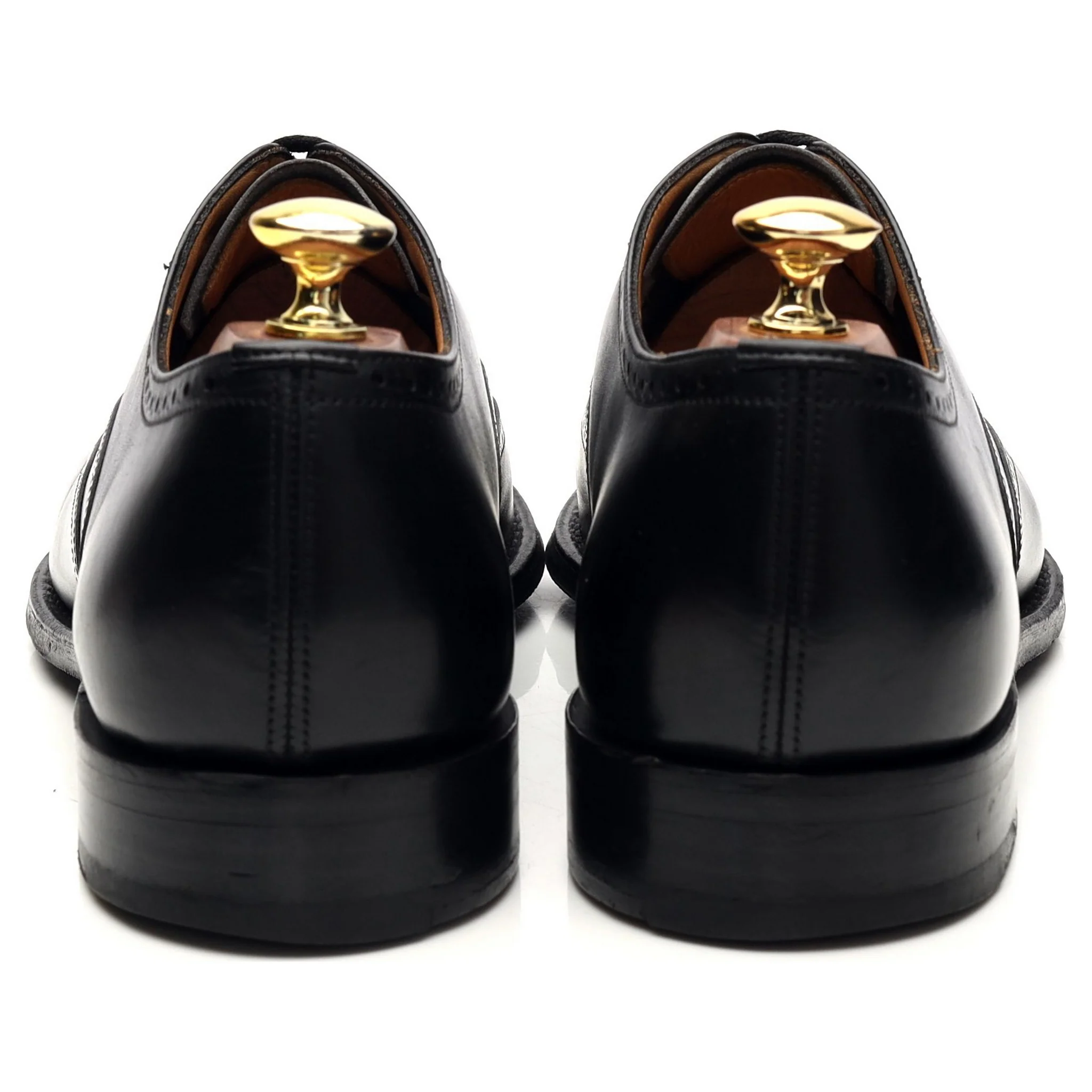 'Hailwood' Black Leather Oxford Brogues UK 7.5 F - Image 4