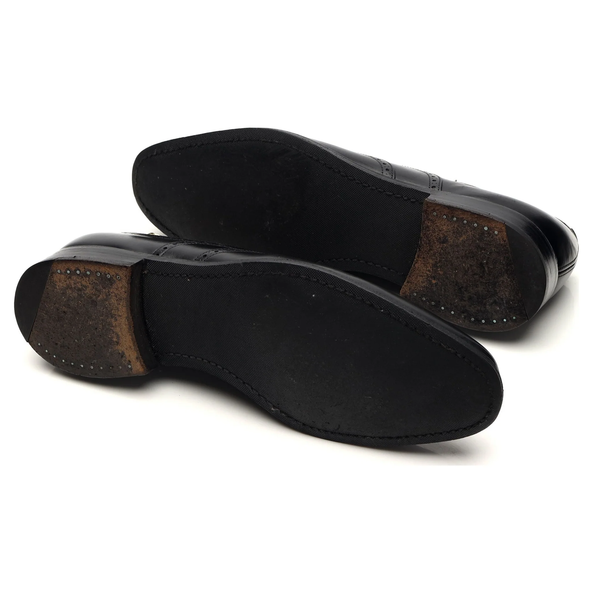 'Hailwood' Black Leather Oxford Brogues UK 7.5 F - Image 5