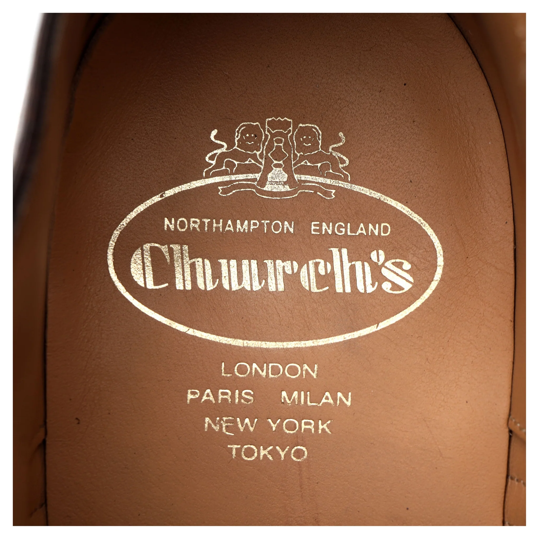 'Hailwood' Tan Brown Leather Oxford Brogue UK 9.5 F - Image 12