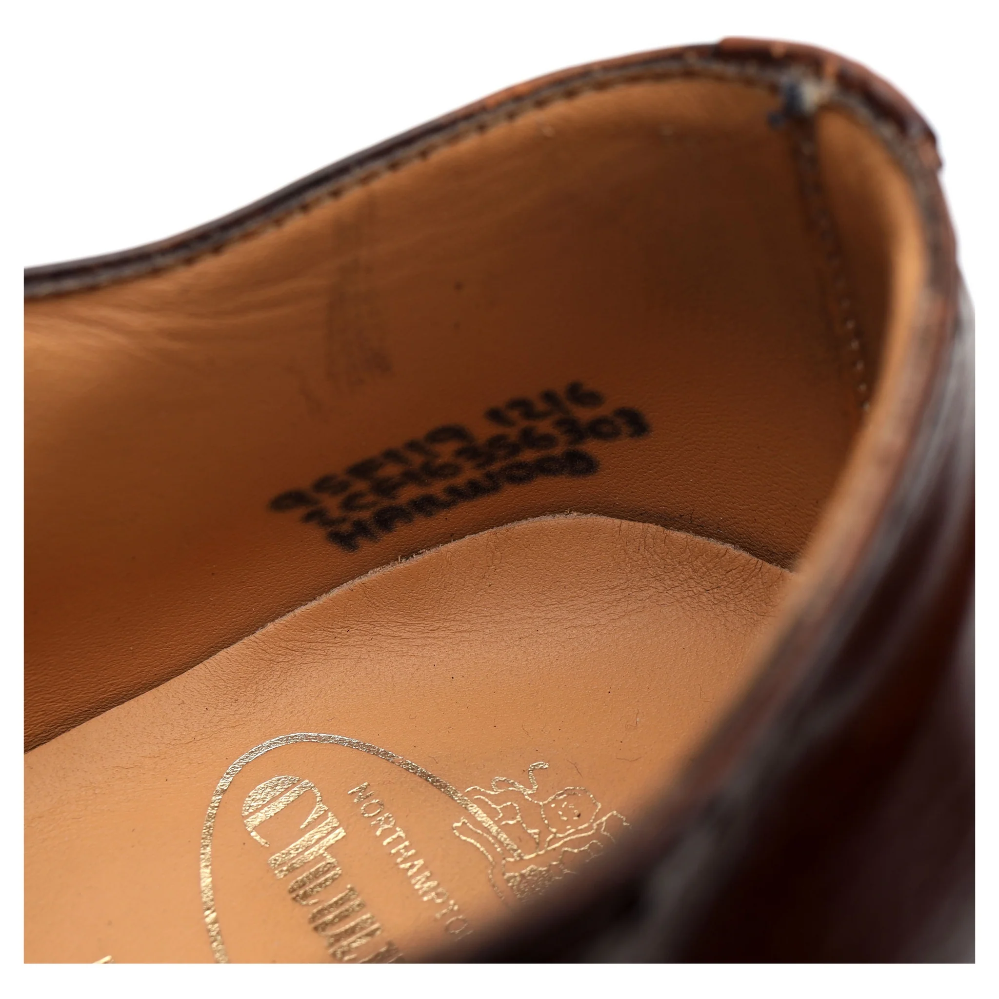 'Hailwood' Tan Brown Leather Oxford Brogue UK 9.5 F - Image 13