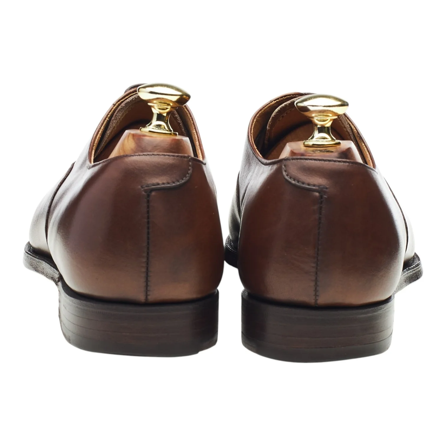 'Hallam' Dark Brown Leather Oxford UK 7 E - Image 4