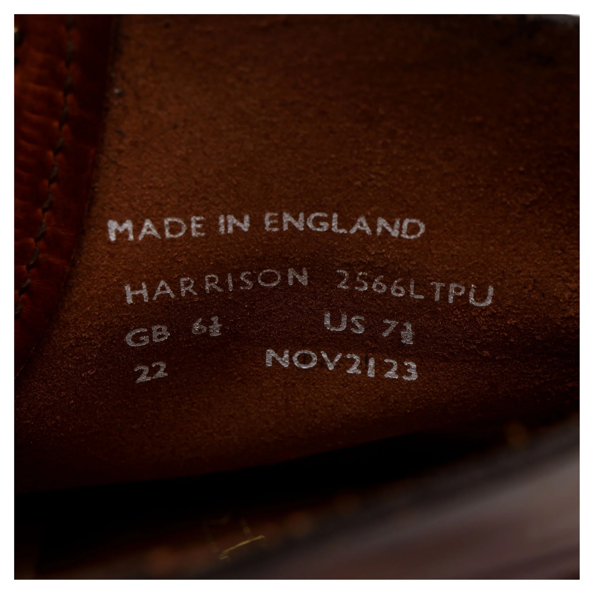 'Harrison' Tan Brown Leather Boots UK 6.5 - Image 7
