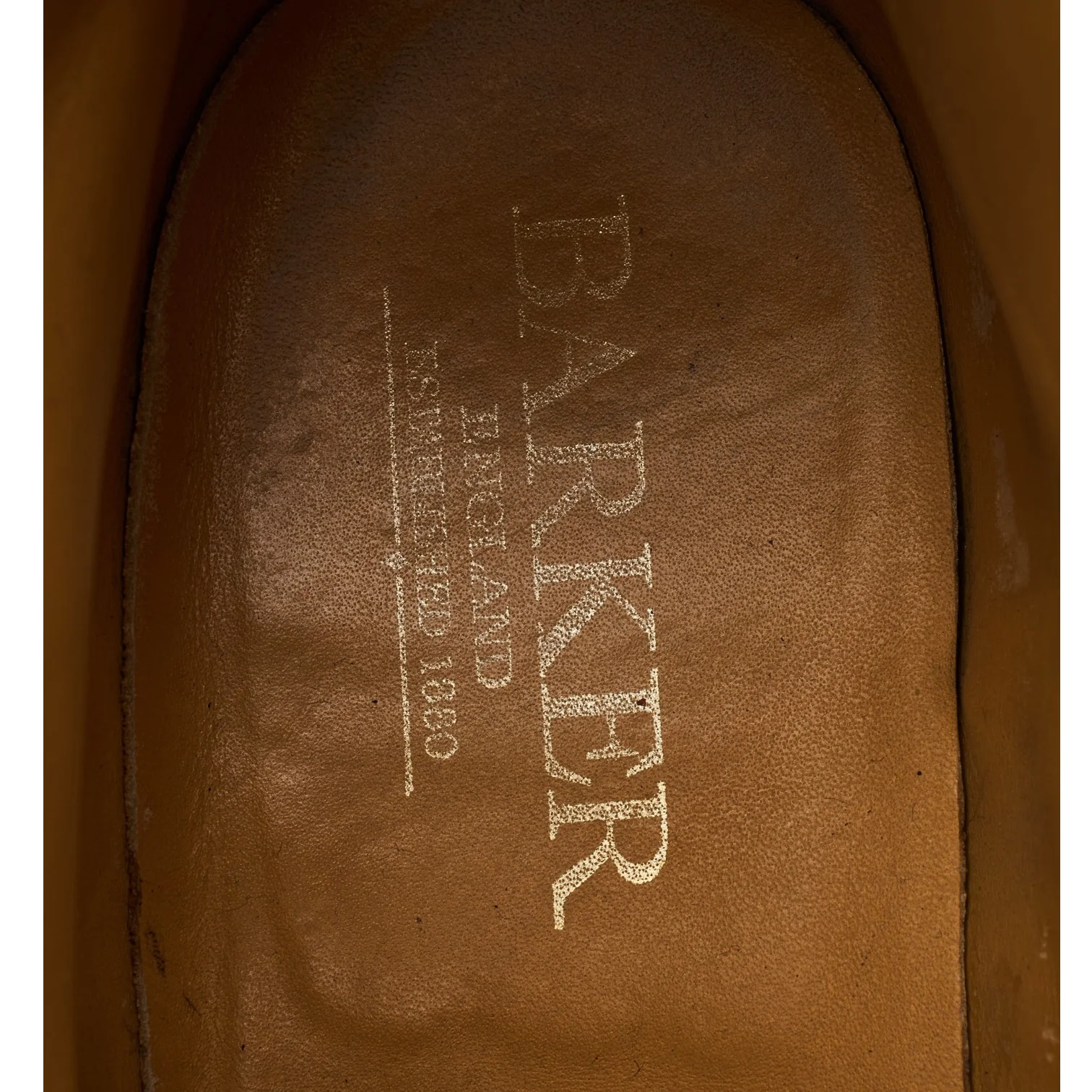 'Harrison' Tan Brown Leather Brogue Boots UK 9.5 F - Image 6