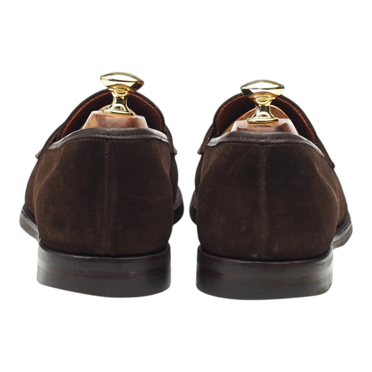 'Harvard 2' Dark Brown Suede Loafers UK 7.5 E - Image 4