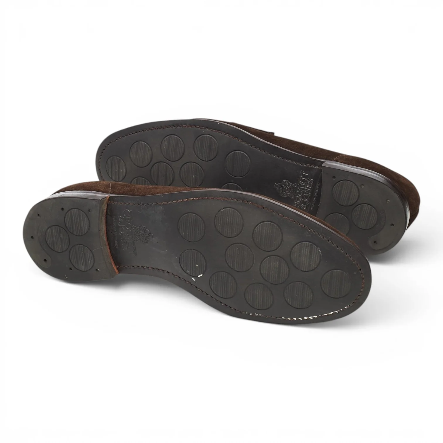 'Harvard 2' Dark Brown Suede Loafers UK 7.5 E - Image 5