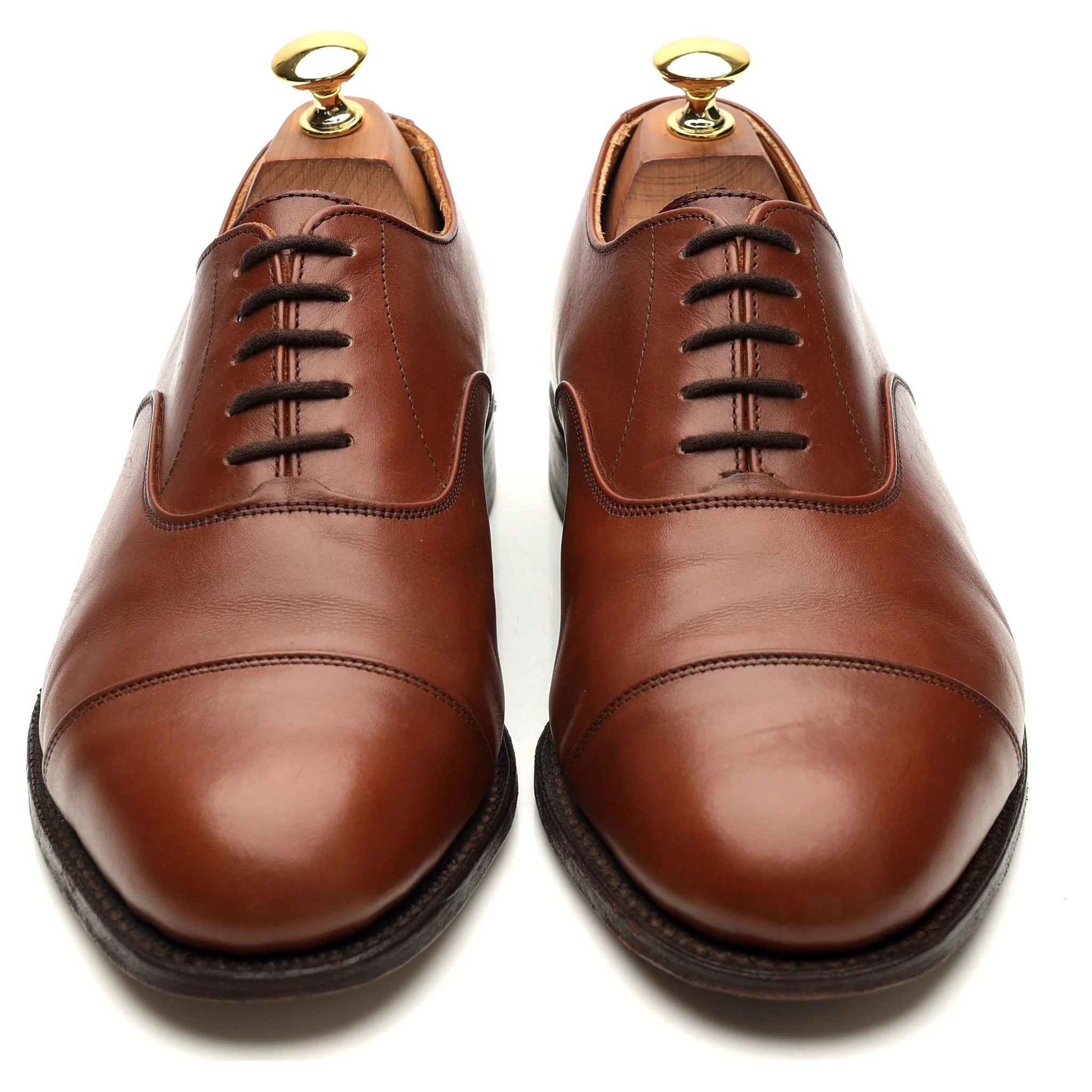 'Henley' Brown Leather Oxford UK 6 - Image 2