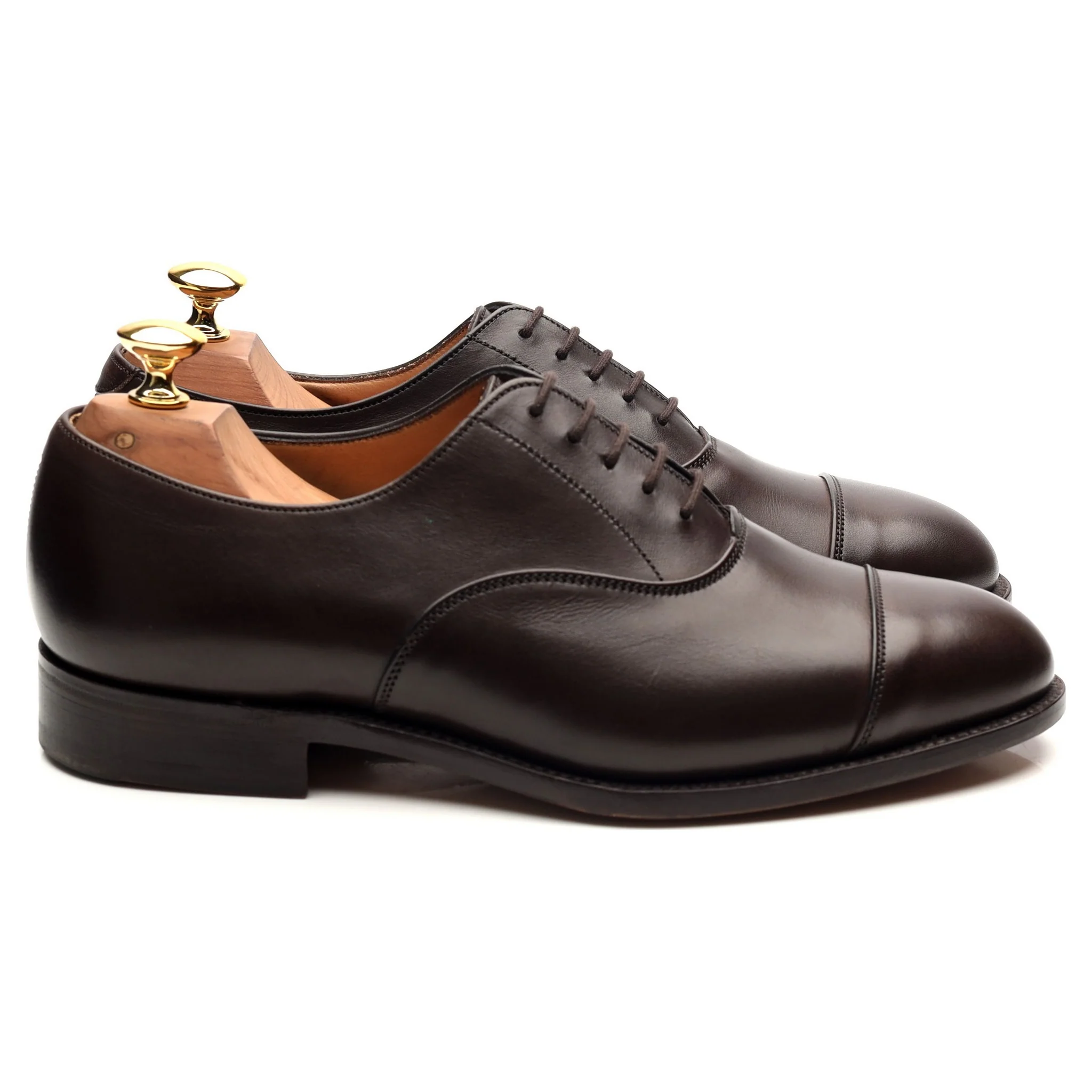 'Henley' Dark Brown Leather Oxford UK 6.5 - Image 6