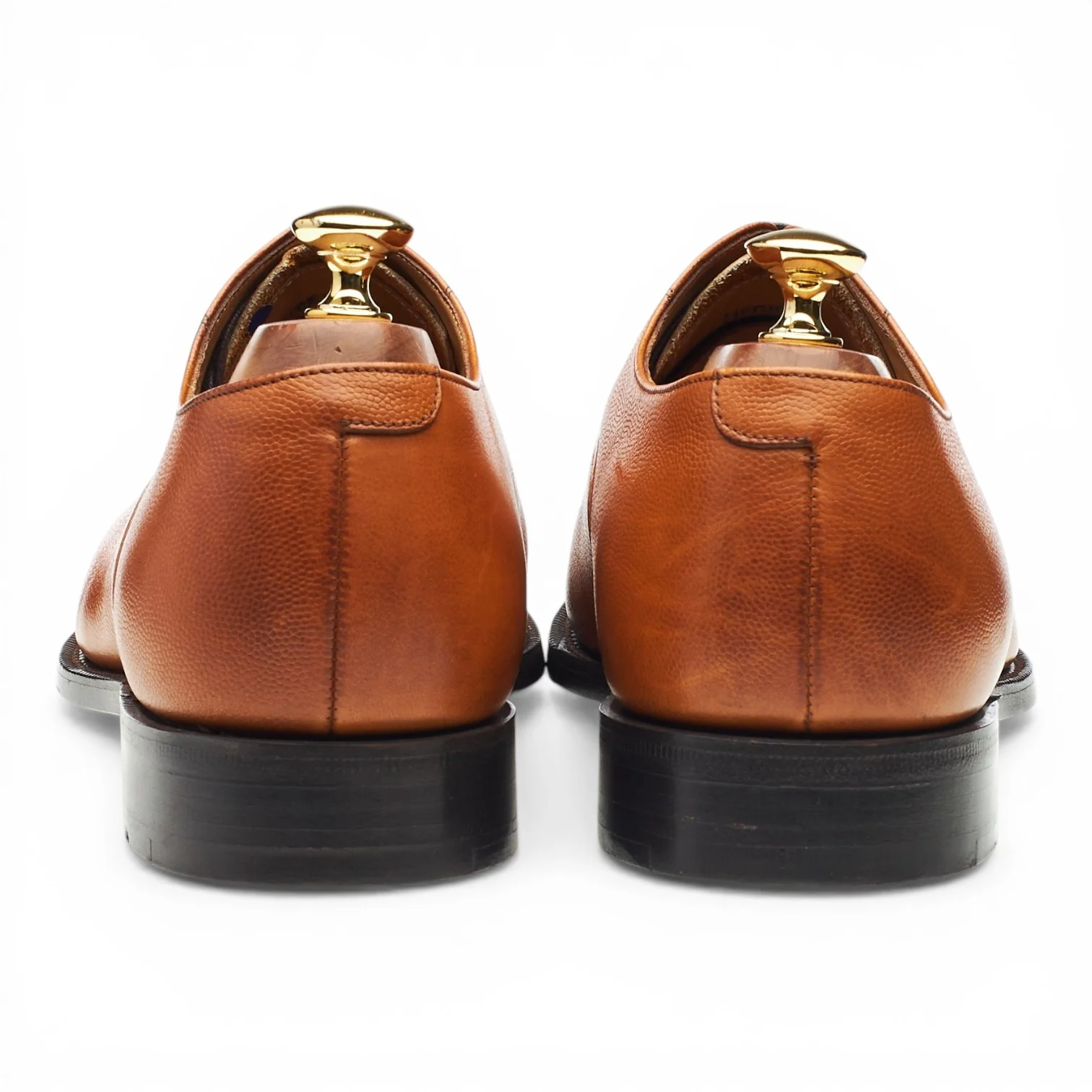 Royal Collection 'Henry' Tan Brown Leather Oxford UK 9.5 F - Image 4