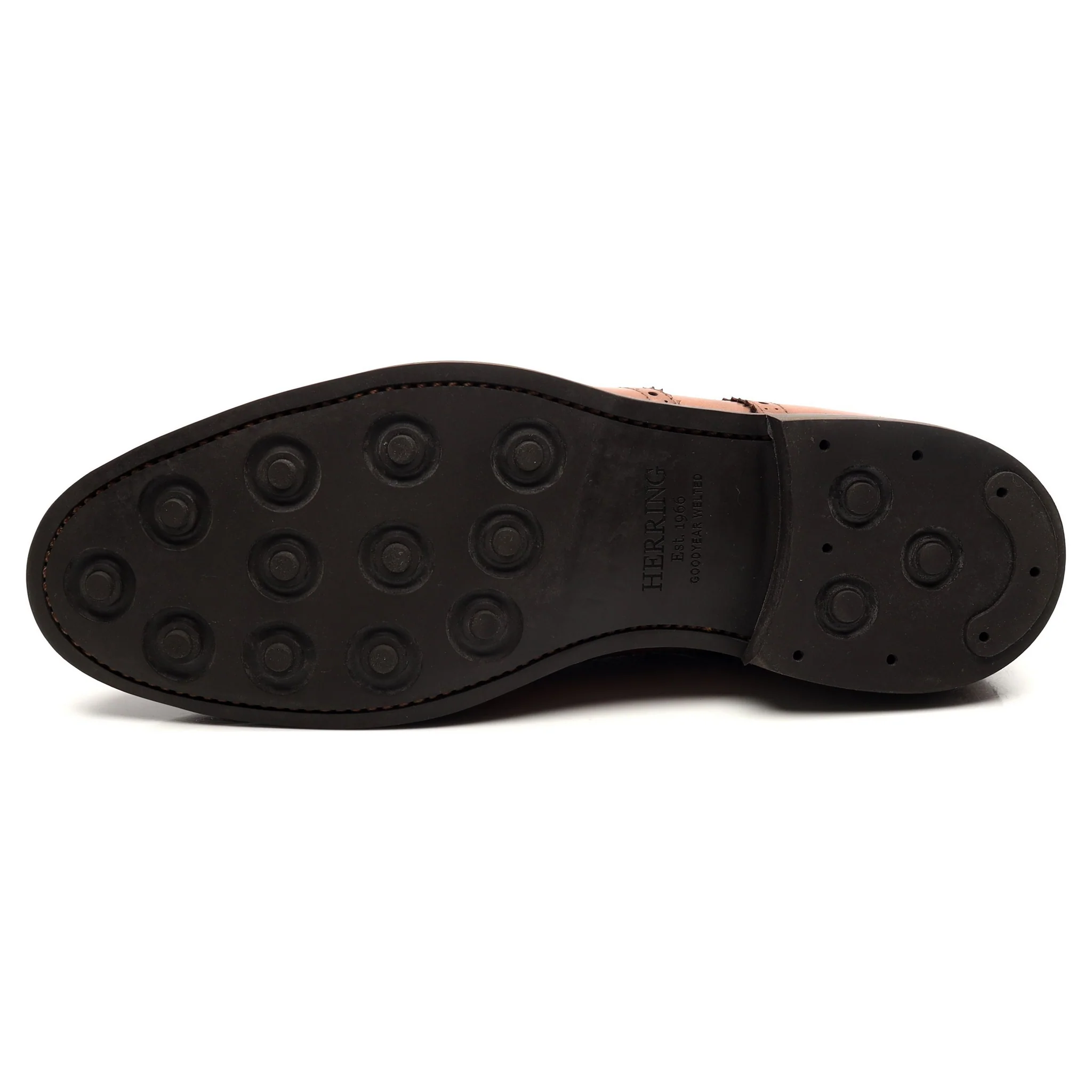 'Bath' Tan Brown Leather Derby Brogues UK 8 F - Image 10