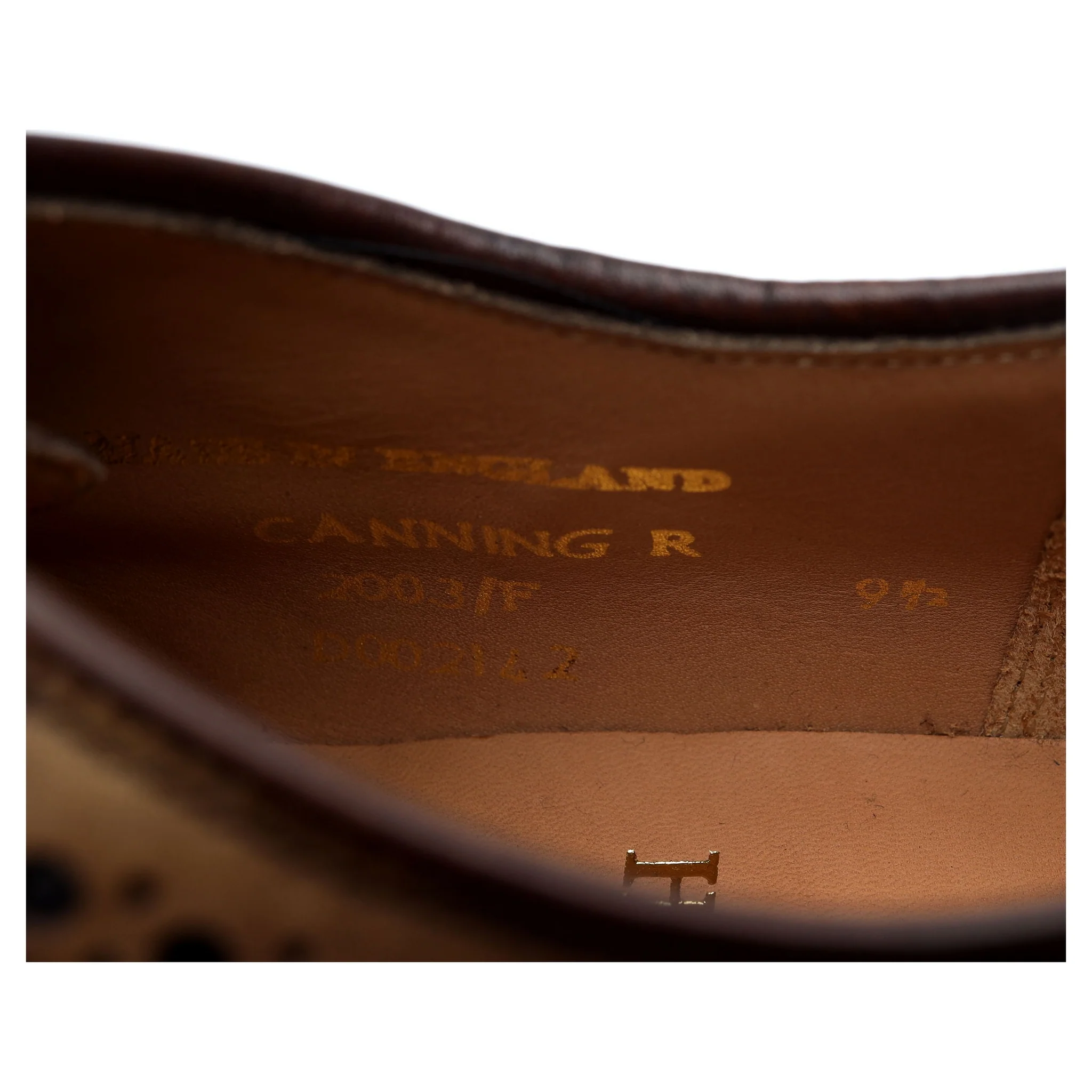 Herring 'Canning' Brown Leather Derby Brogues UK 9.5 F - Image 13