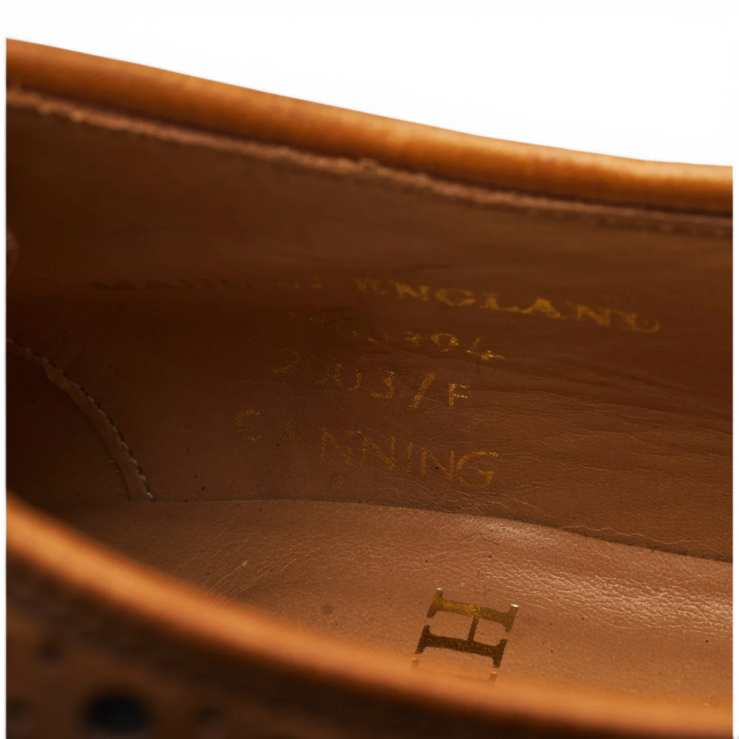 Herring 'Canning' Brown Leather Derby Brogues UK 7.5 F - Image 7