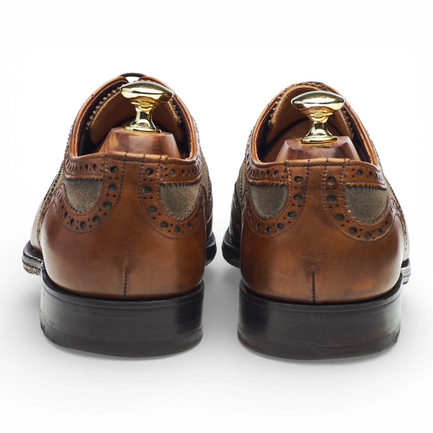 Herring 'Fencote' Brown Leather Oxford Brogues UK 7 F - Image 4