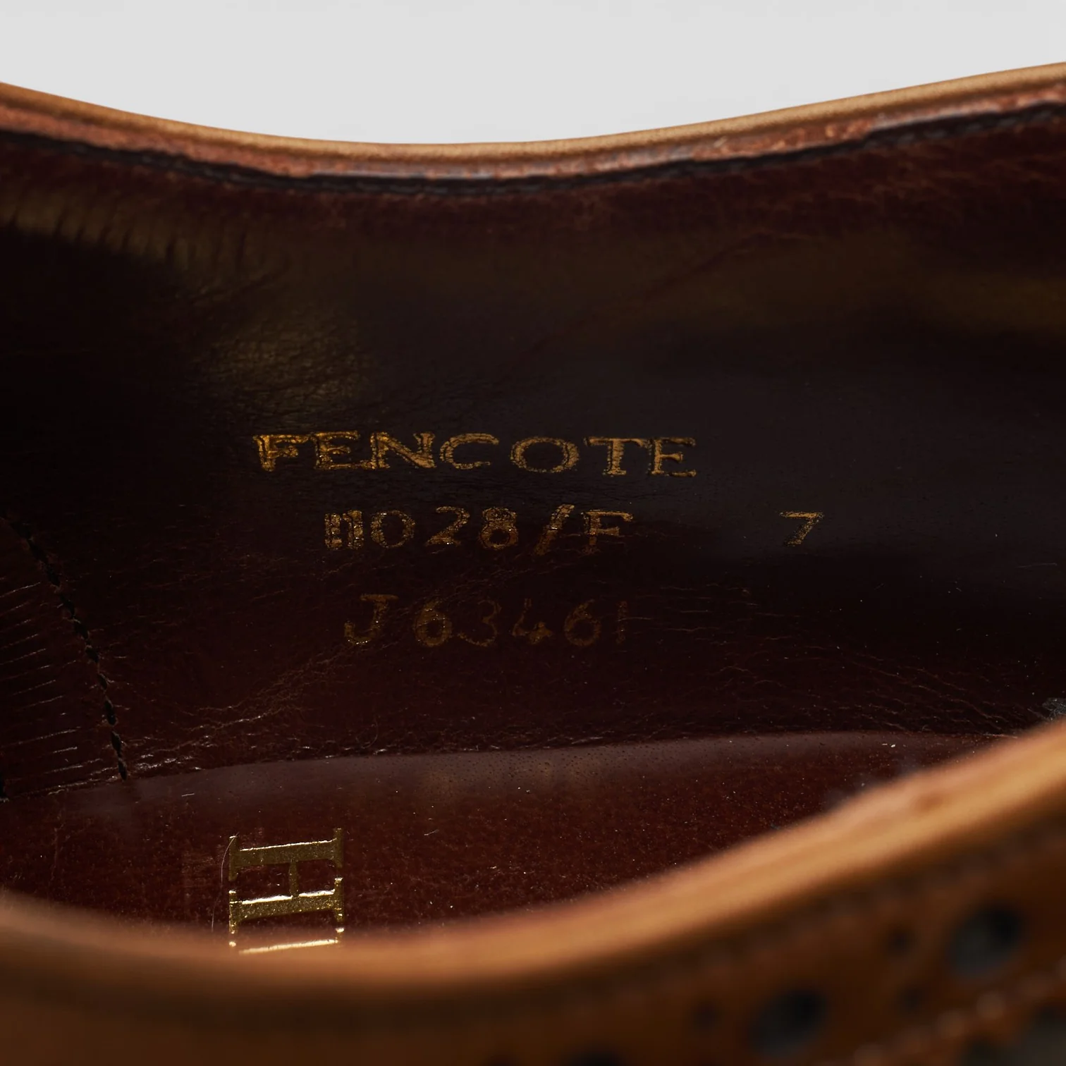 Herring 'Fencote' Brown Leather Oxford Brogues UK 7 F - Image 7