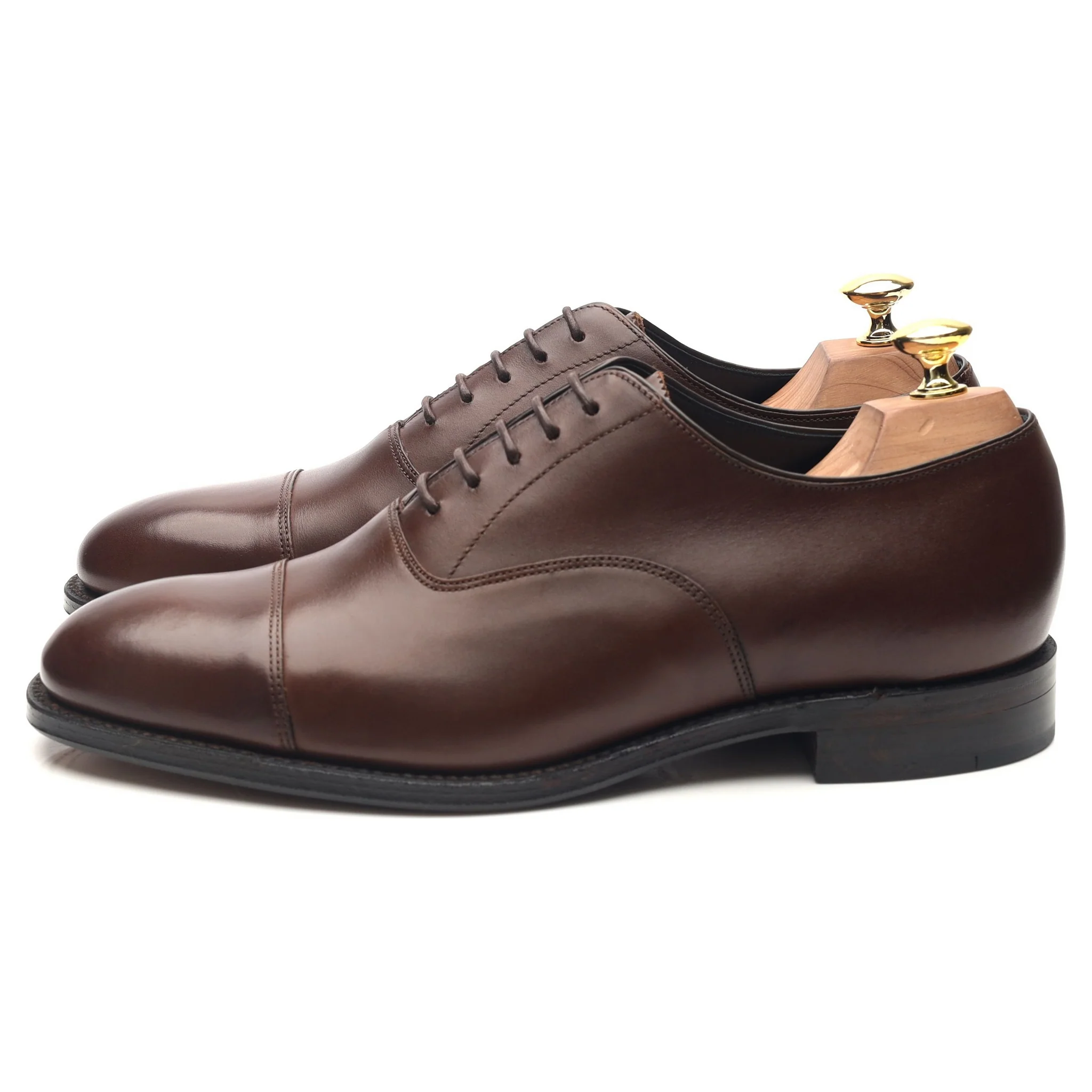 'Knightsbridge' Brown Leather Oxford UK 8.5 F - Image 2