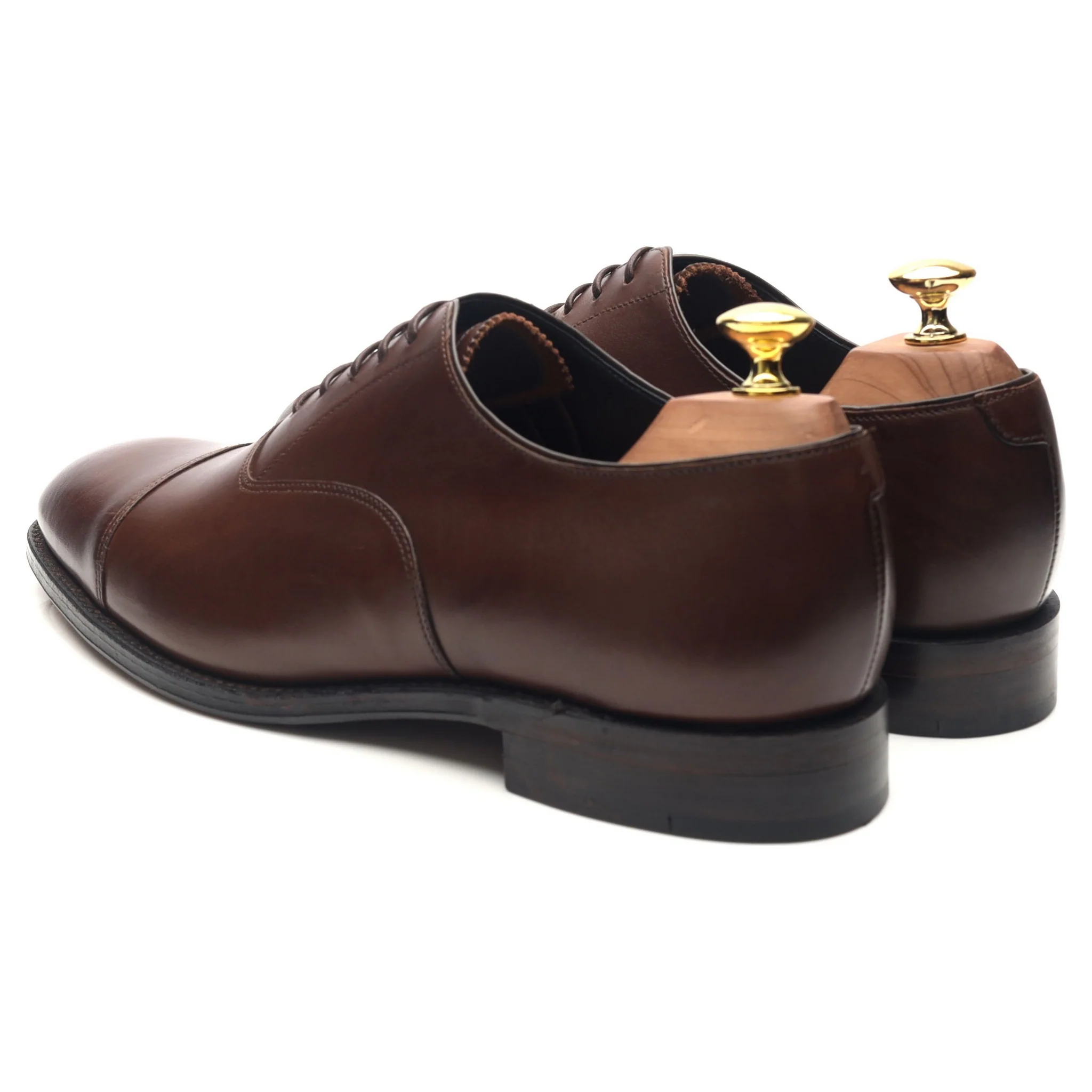 'Knightsbridge' Brown Leather Oxford UK 8.5 F - Image 3