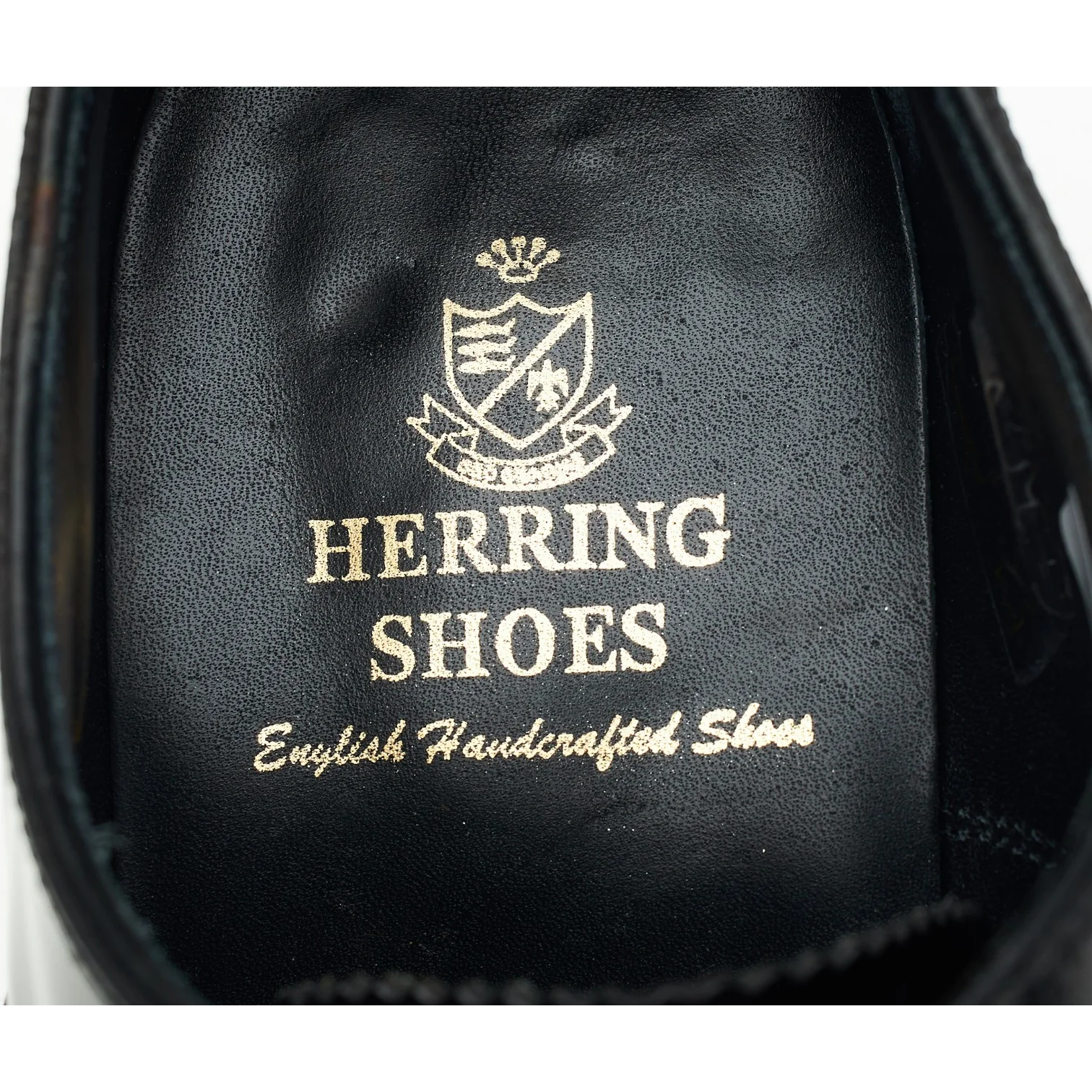 Herring 'Knightsbridge' Black Leather Oxford UK 7.5 F - Image 6