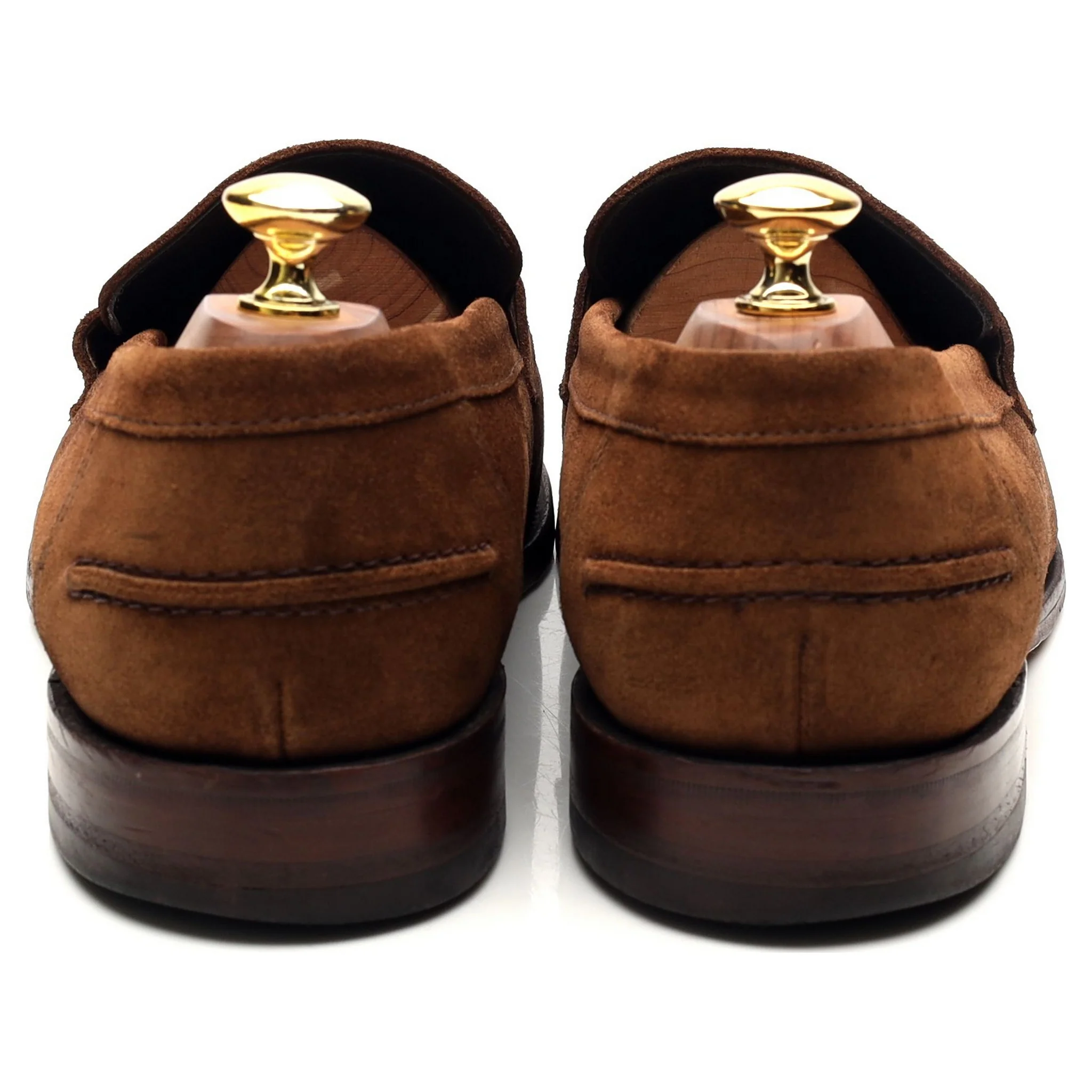 'Broadway' Snuff Brown Suede Loafers UK 9 F - Image 4