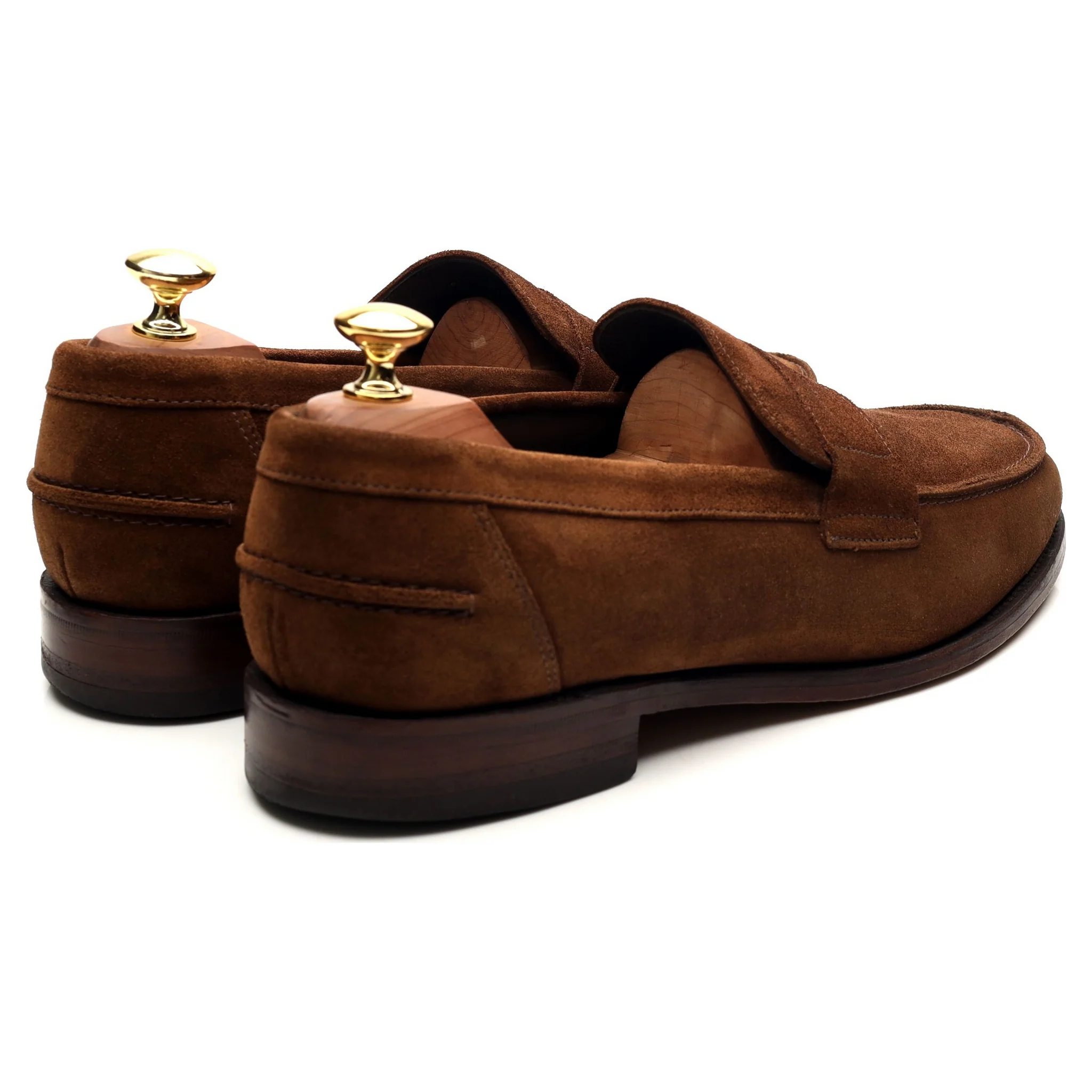 'Broadway' Snuff Brown Suede Loafers UK 9 F - Image 5