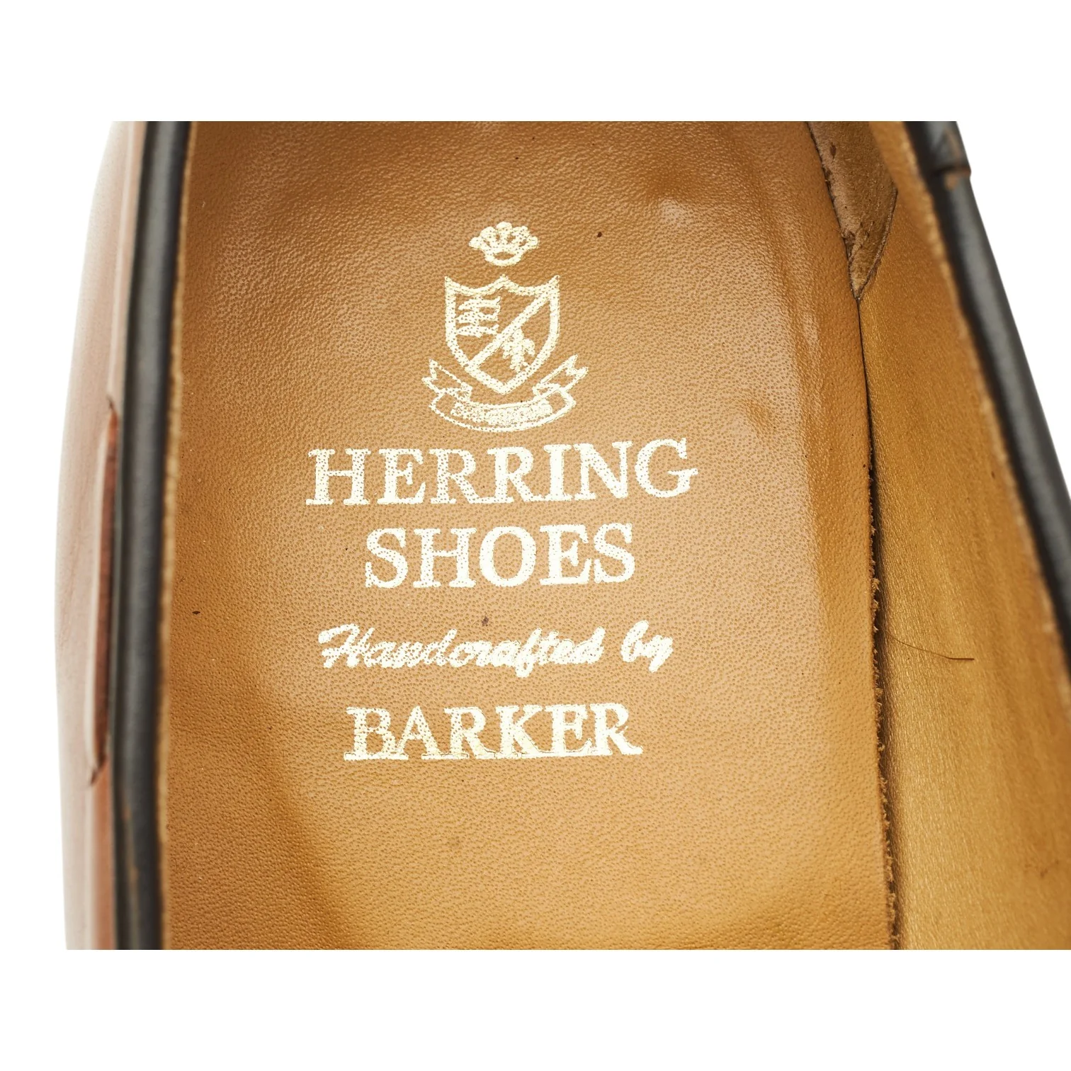 Herring 'Merton' Tan Brown Leather Tassel Loafers UK 8.5 F - Image 6
