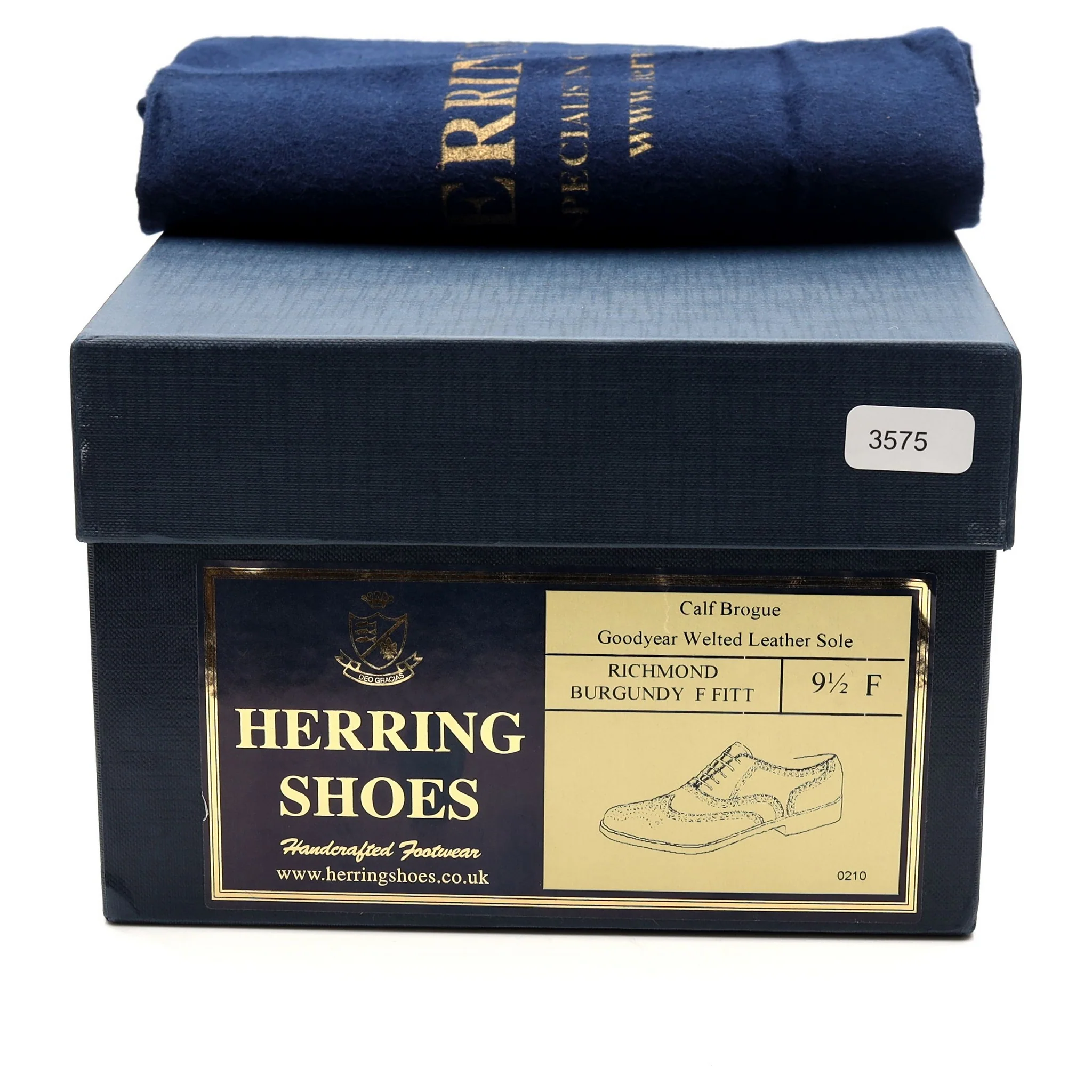 'Richmond' Burgundy Leather Brogues UK 9.5 F - Image 14