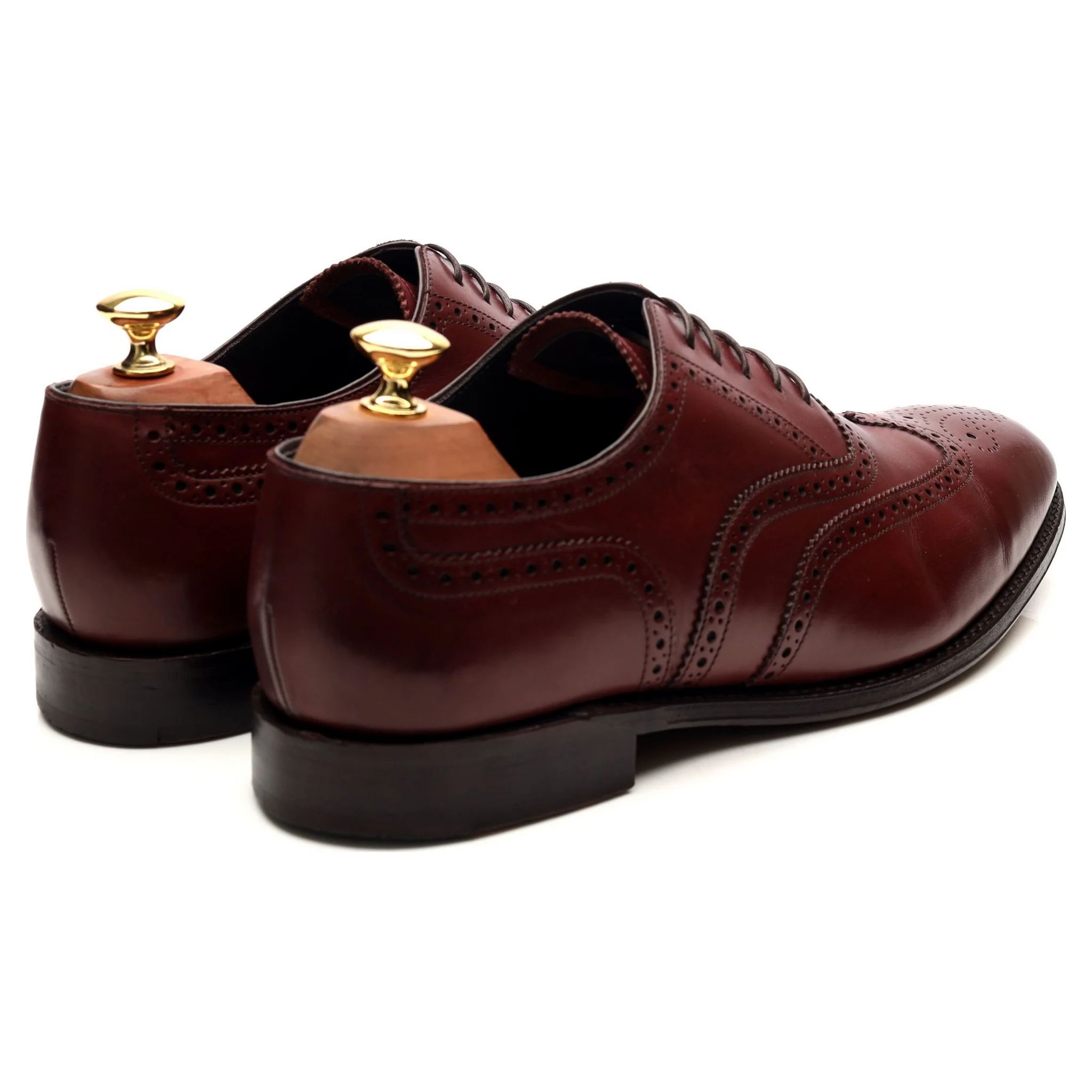 'Richmond' Burgundy Leather Brogues UK 9.5 F - Image 5