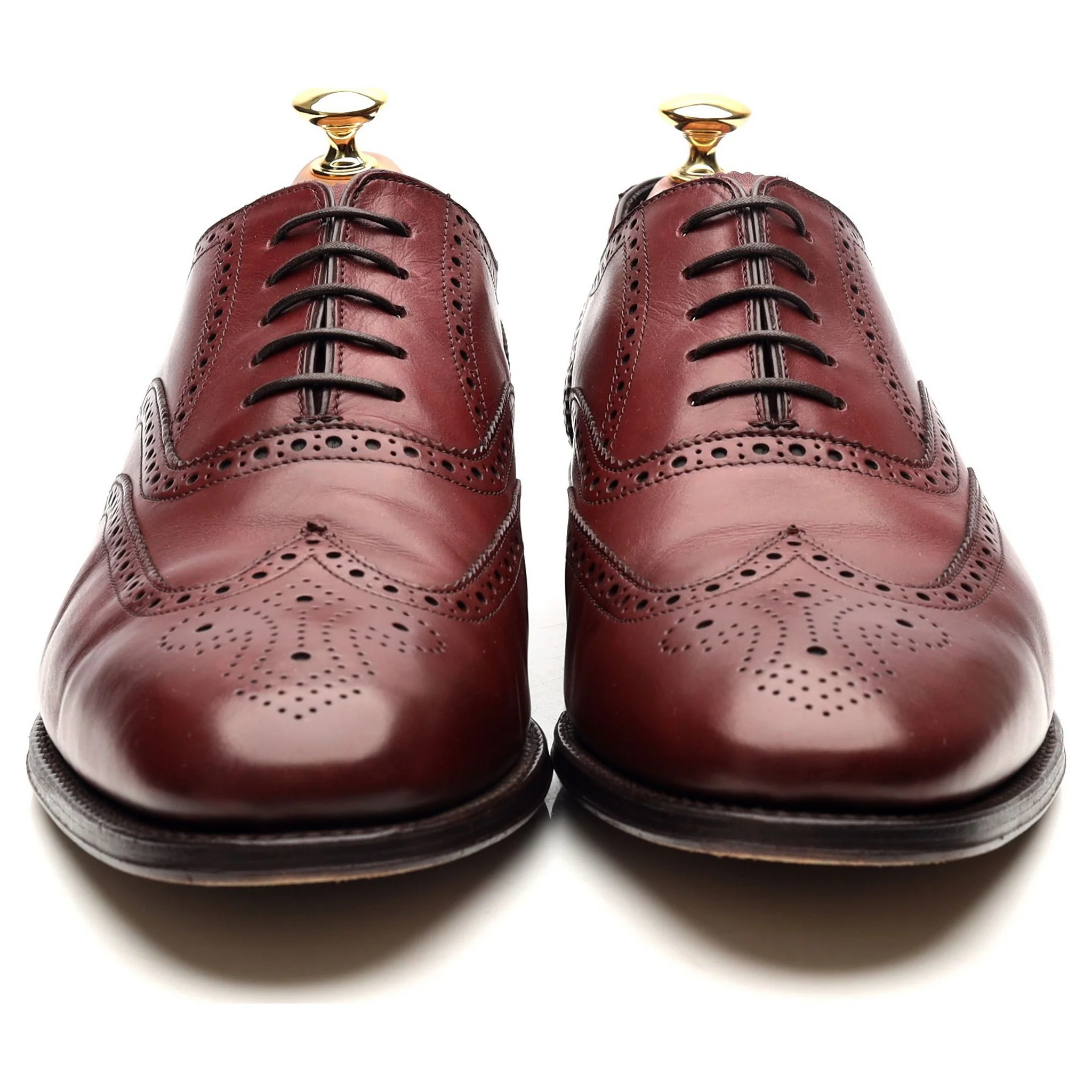 'Richmond' Burgundy Leather Brogues UK 9.5 F - Image 8
